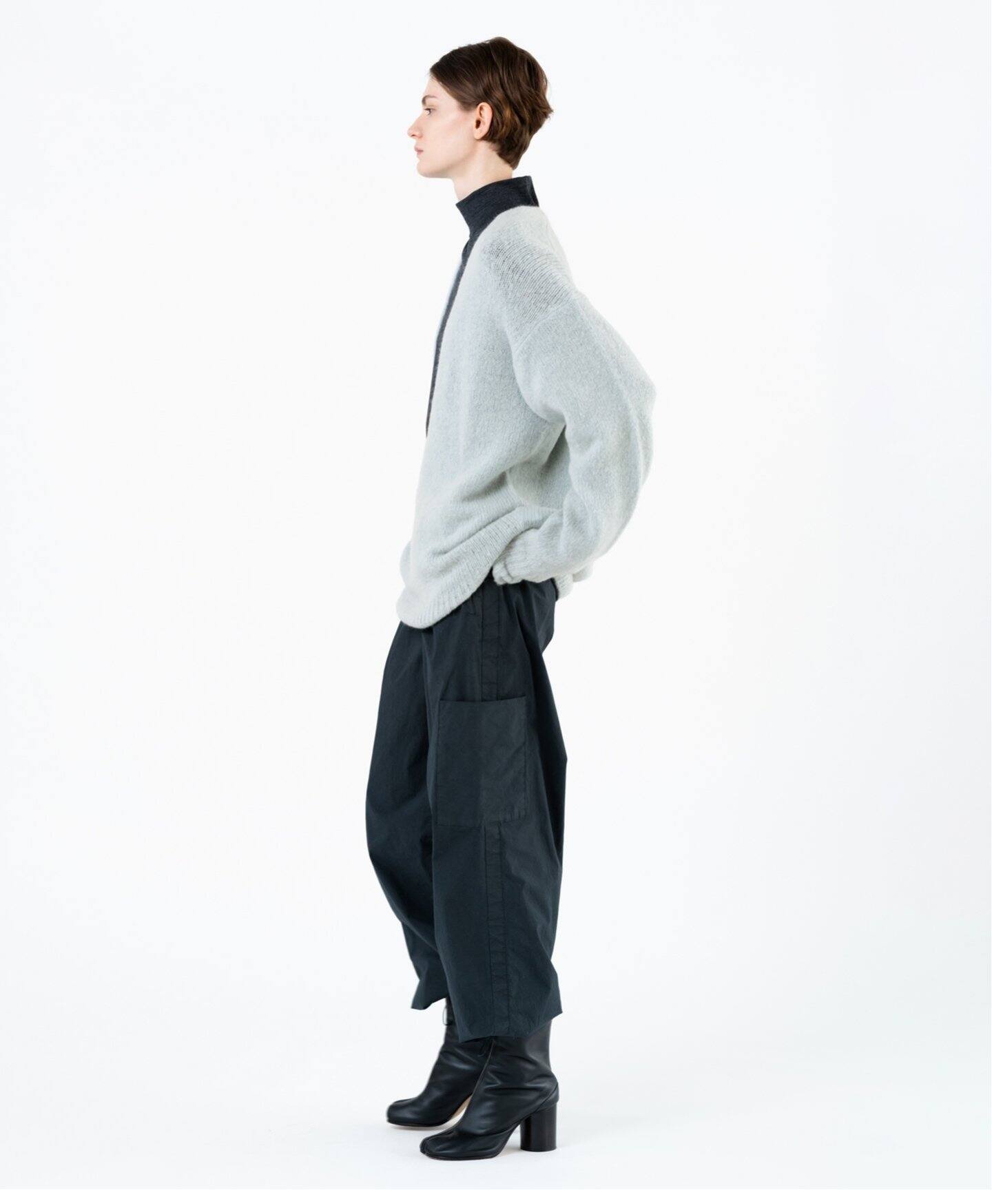 WOOL ハイネックTシャツ（Tシャツ／カットソー）｜CALMER（カル