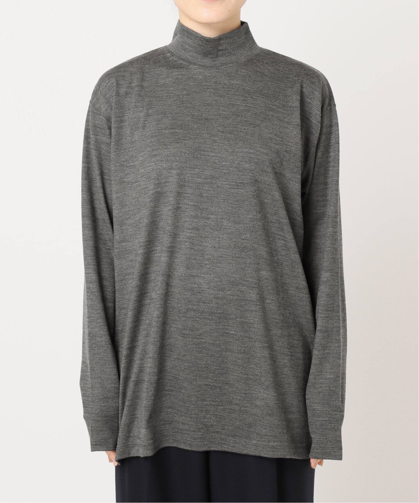 激安アウトレット処分市 | 激安通販のイーサプライ WOOL ハイネックTシャツ（Tシャツ／カットソー）｜CALMER（カル トップス