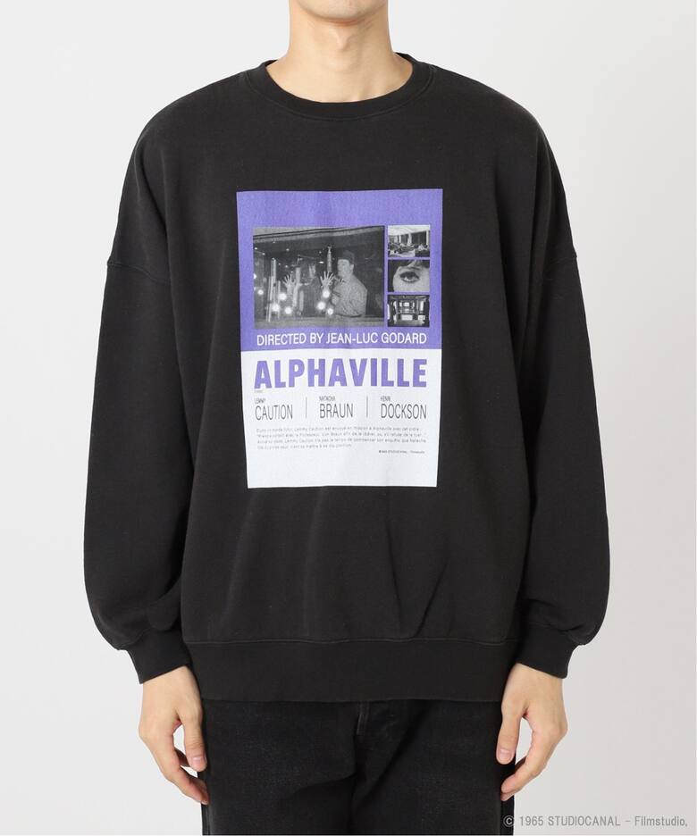 Jean-Luc Godard ウォッシュ加工 プリントスウェット（スウェット  