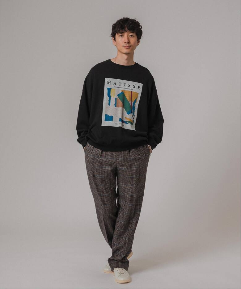Henri Matisse 別注 プリント クルーネックスウェット（スウェット  
