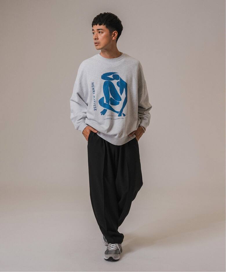 Henri Matisse 別注 プリント クルーネックスウェット（スウェット  