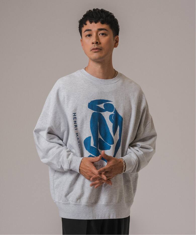 Henri Matisse 別注 プリント クルーネックスウェット（スウェット  