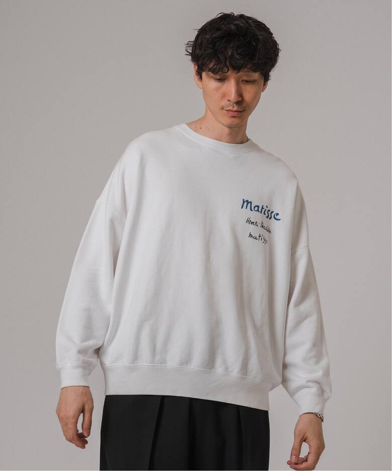 Henri Matisse 別注 プリント クルーネックスウェット（スウェット  