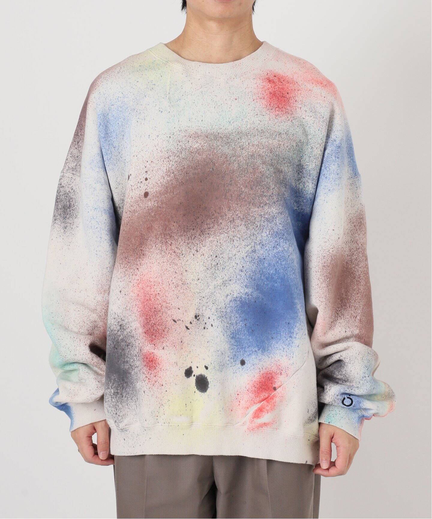 NOMA t.d. for BOUCLE】別注マルチカラー スプレー ハンドダイ 