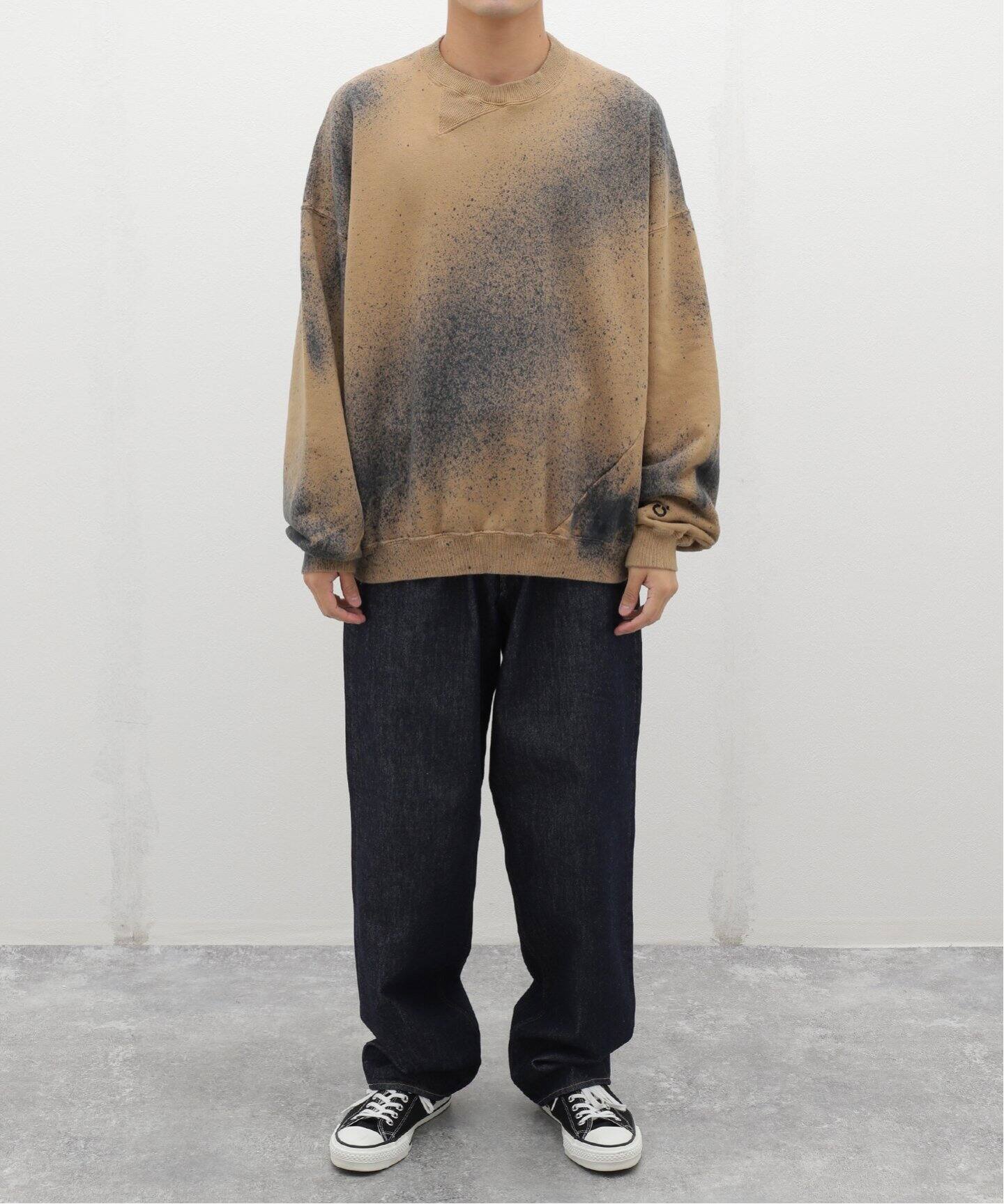 NOMA t.d.(ノーマ ティーディー) Hand Dyed Twist Sweat Mist N38 