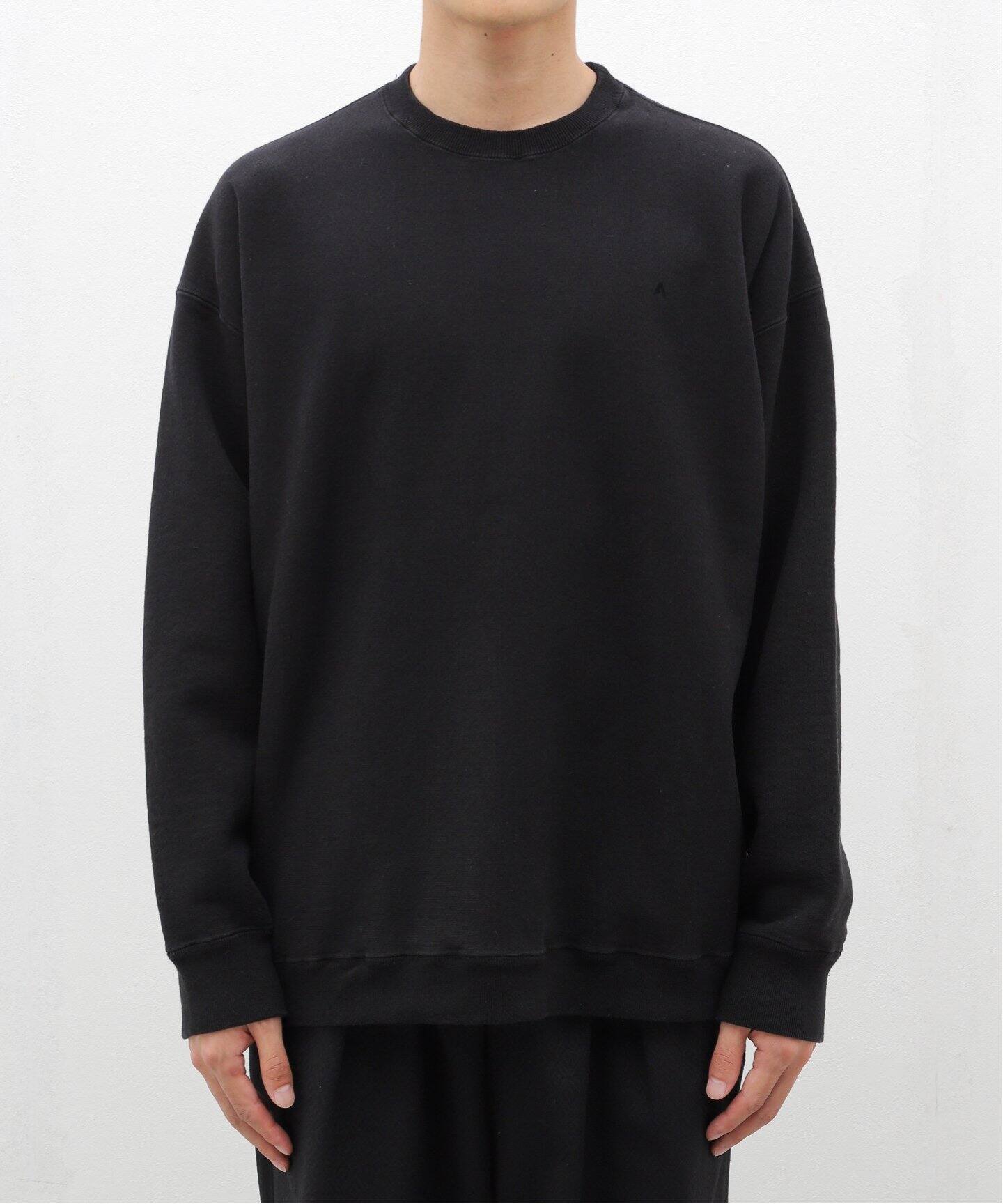 ATON (エイトン) GARMENT DYED URAKE OVERSIZED SWEAT KKAGCW0101  