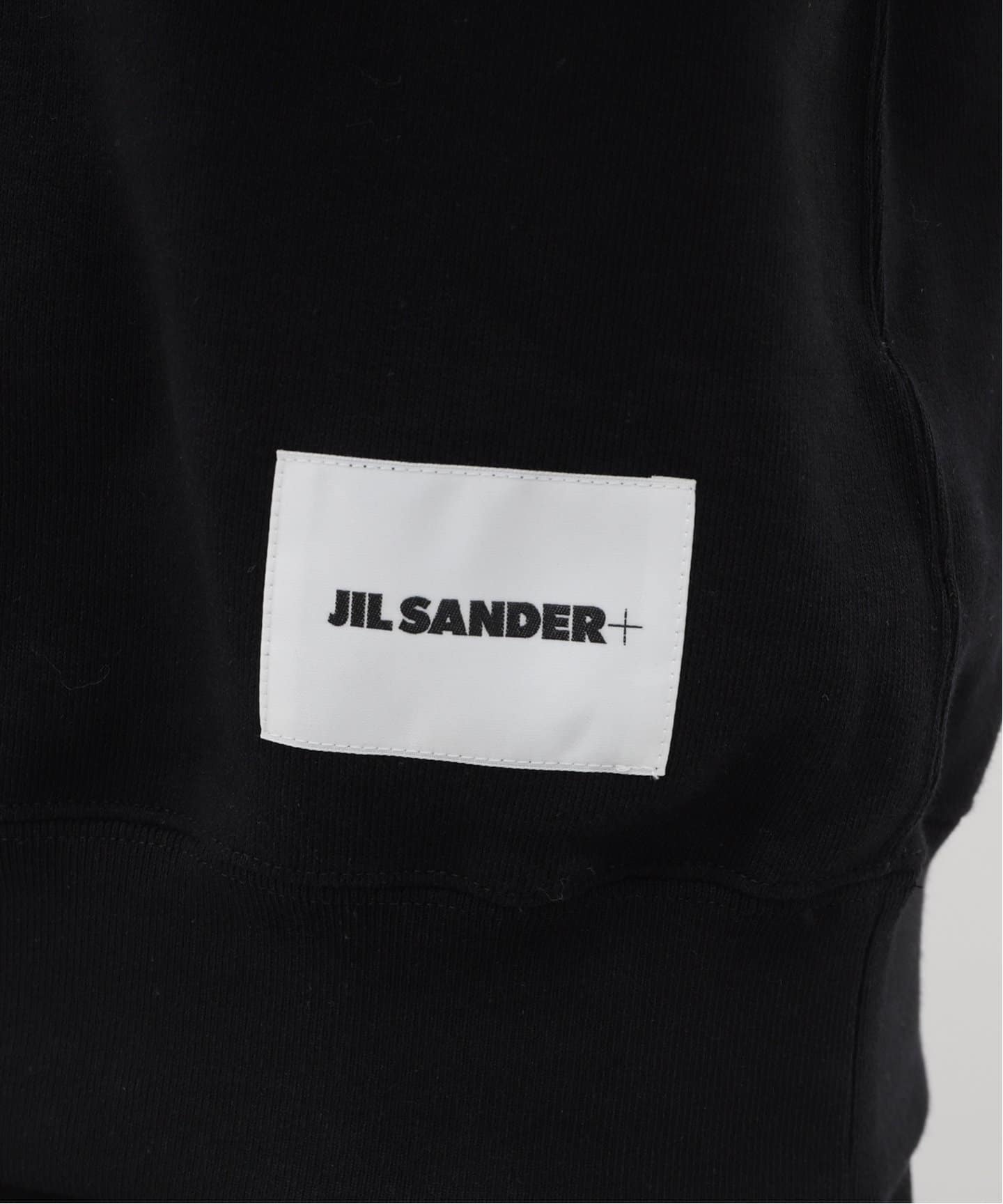ジルサンダー 黒パンツに パーカー J47GU0105J20010 スウェット JIL SANDER+ (ジル サンダー+) Sweatshirt W/Hoodie J47GU0105