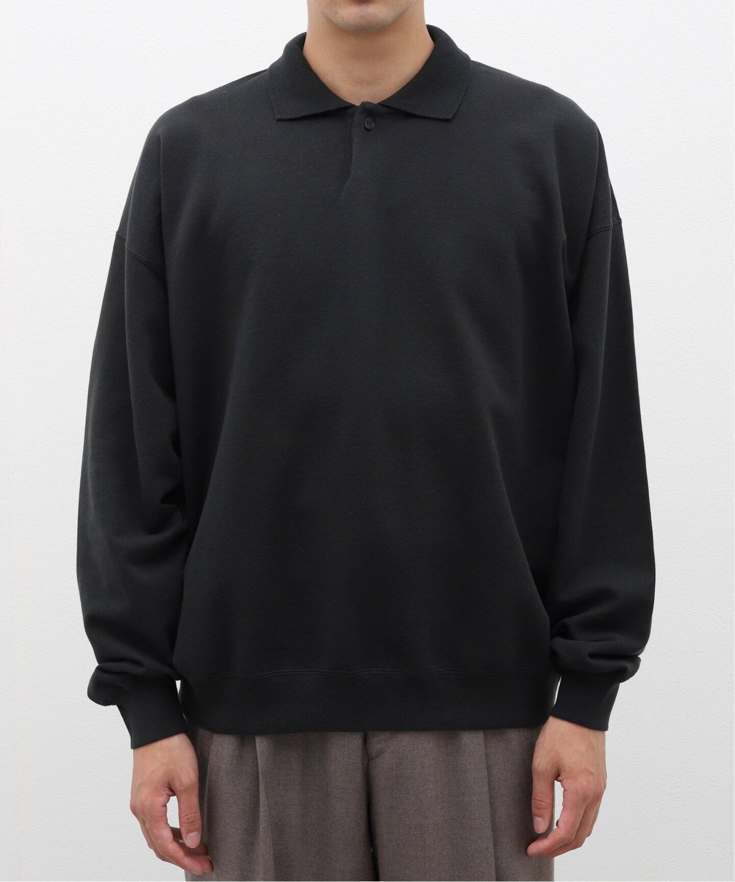 AURALEE (オーラリー)PIMA LIGHT SWEAT ポロ A24AP02MS（ポロシャツ 