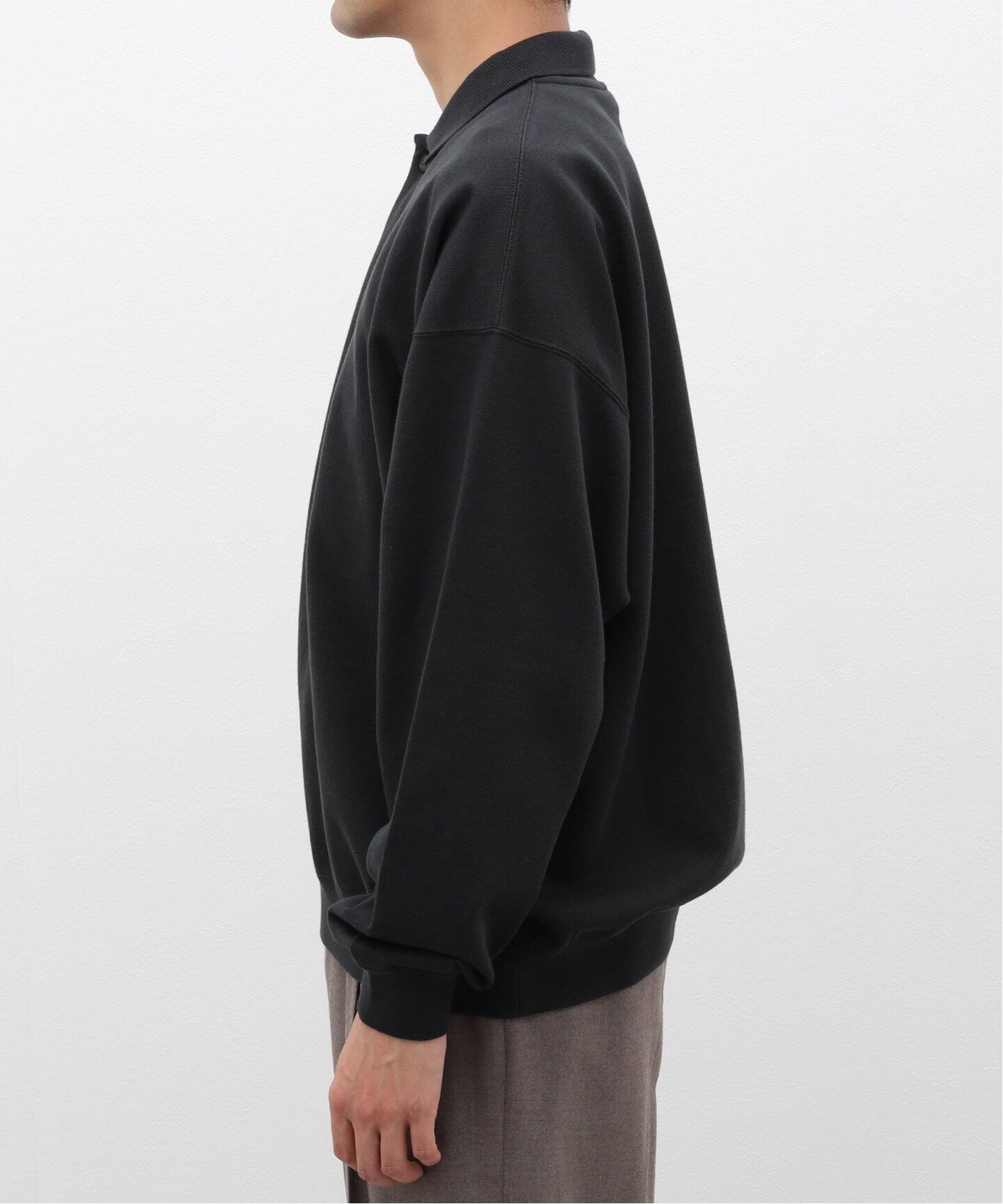 AURALEE (オーラリー)PIMA LIGHT SWEAT ポロ A24AP02MS（ポロシャツ 