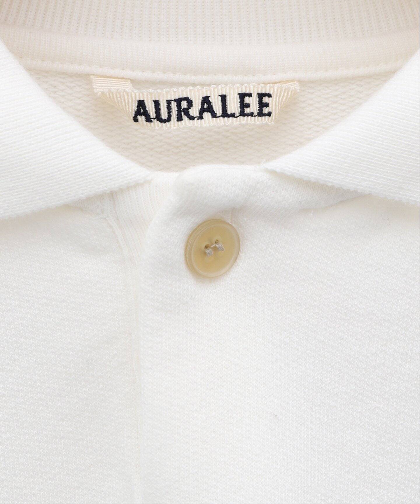 AURALEE (オーラリー)PIMA LIGHT SWEAT ポロ A24AP02MS（ポロシャツ 