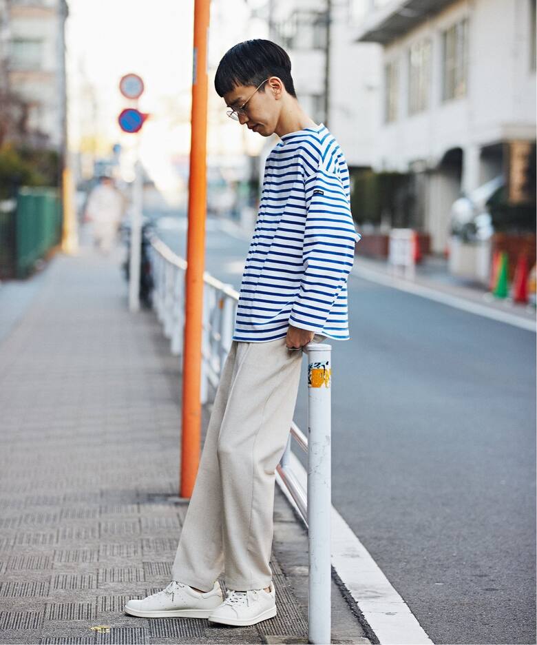 SAINT JAMES / セントジェームス】別注 OUESSANT LOOSE BORDER（T 