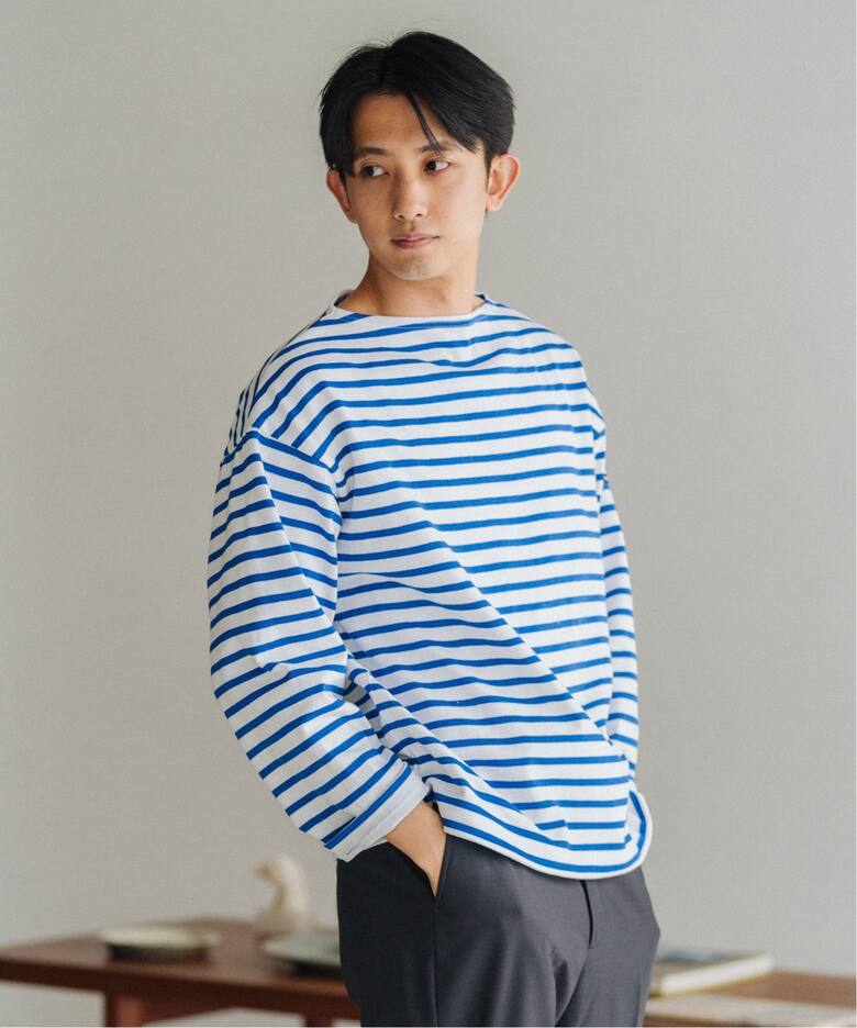 SAINT JAMES / セントジェームス】別注 OUESSANT LOOSE BORDER（T  