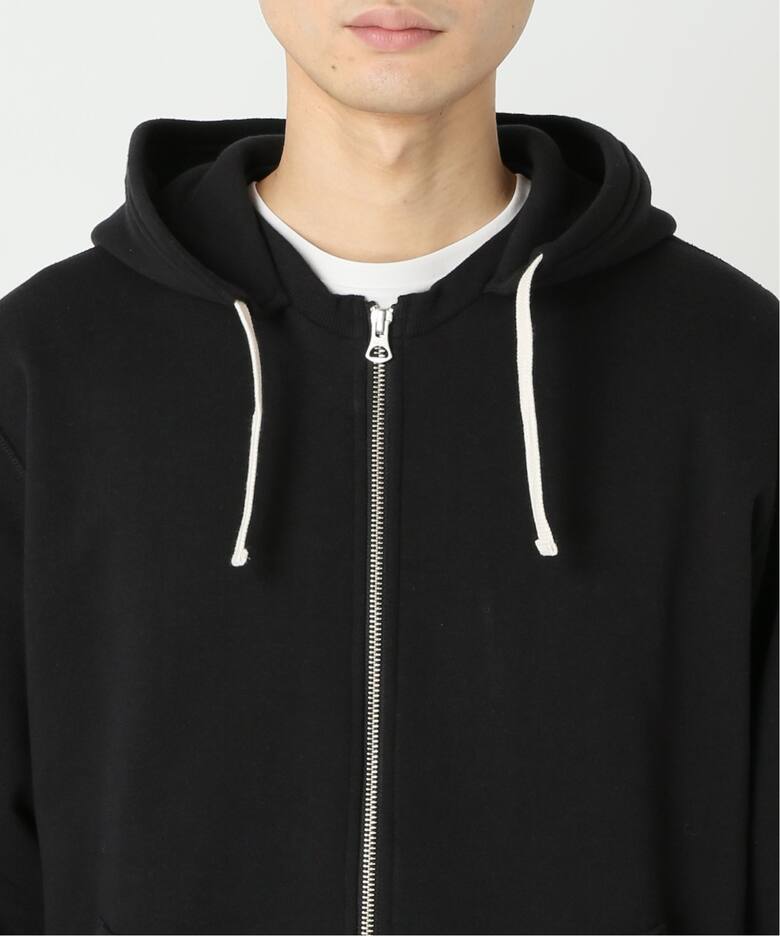 LOOPWHEELER for LOWERCASE × POGGYTHEMAN】別注 ジップフーディー  