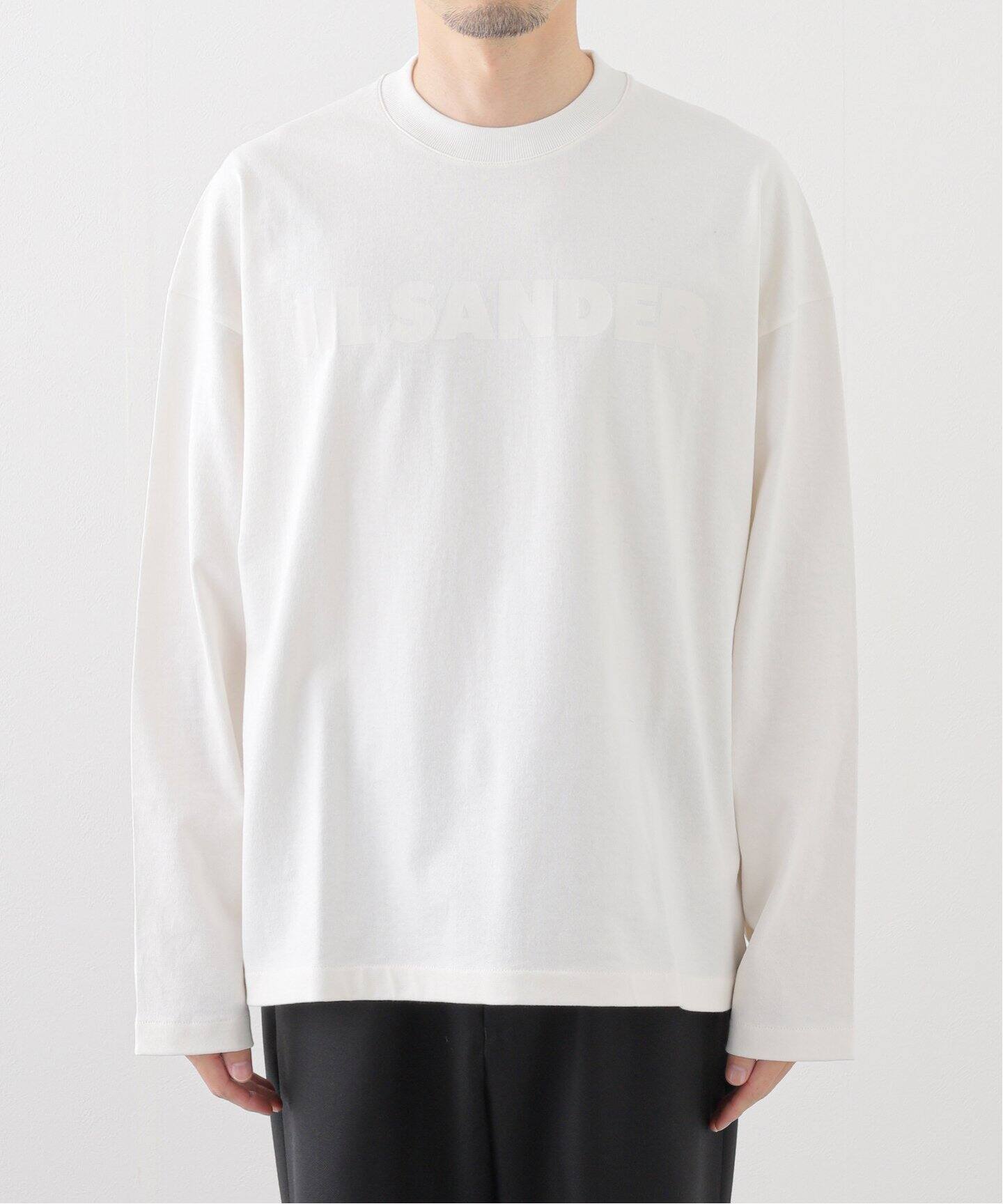 JIL SANDER(ジルサンダー) サイズ:L 怖く 23SS LOGO T-SHIRT オーバー 