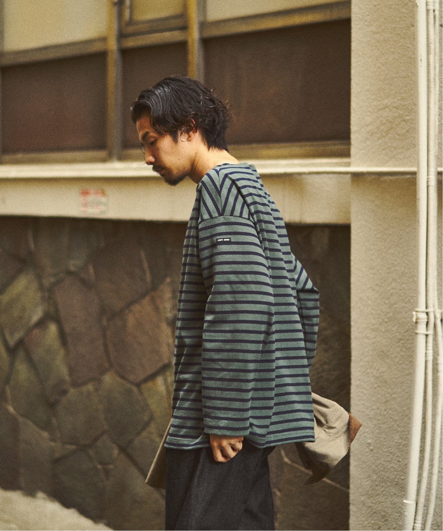 ✨美品✨ セントジョン 【9AR】 サロペット シャツ 上品 大人カジュアル 黒 SALON adam et ropé(サロン アダム エ ロペ) / 【J'aDoRe限定