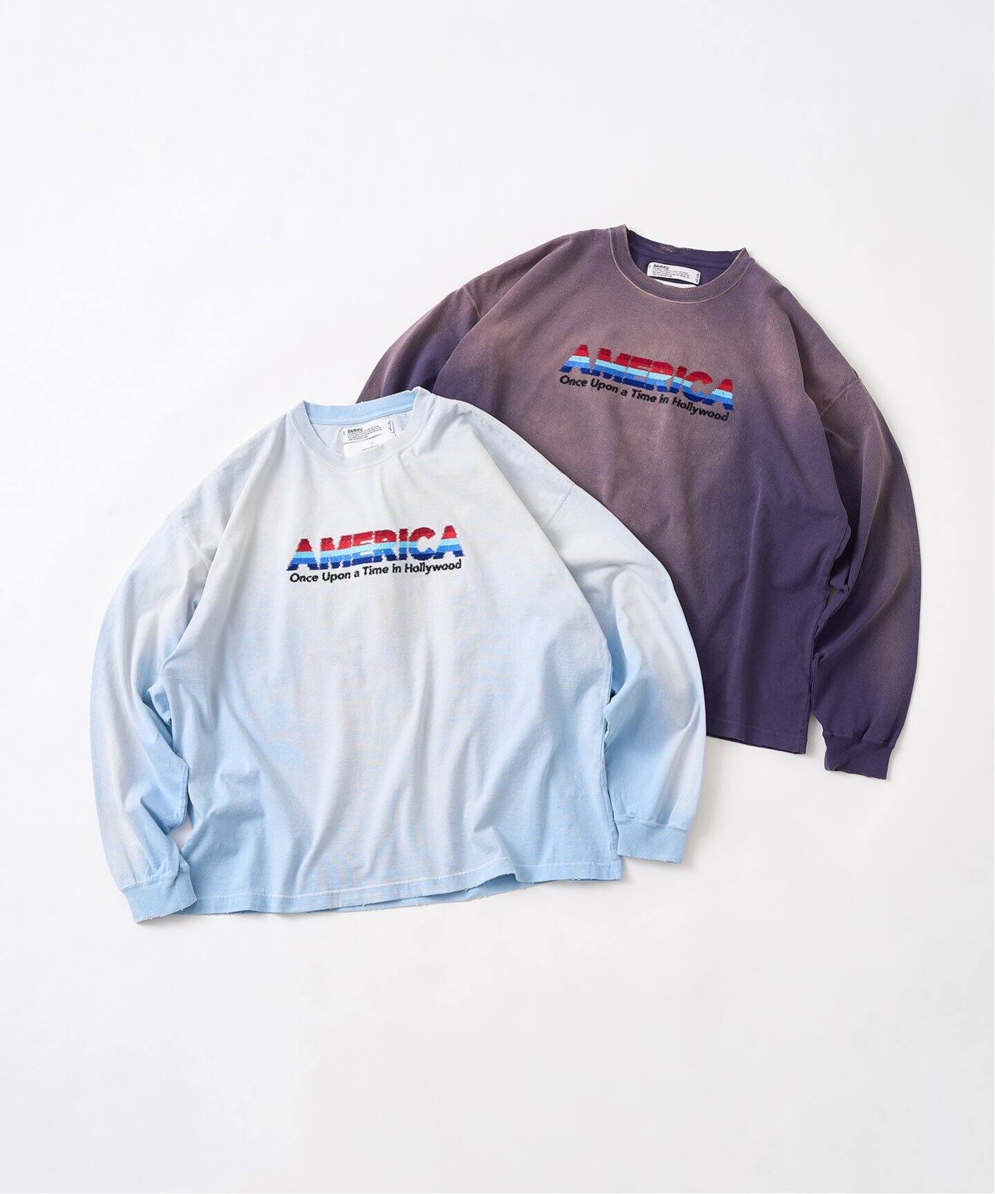DAIRIKU / ダイリク】AMERICA Vintage Sunburn Tee C-4（Tシャツ 