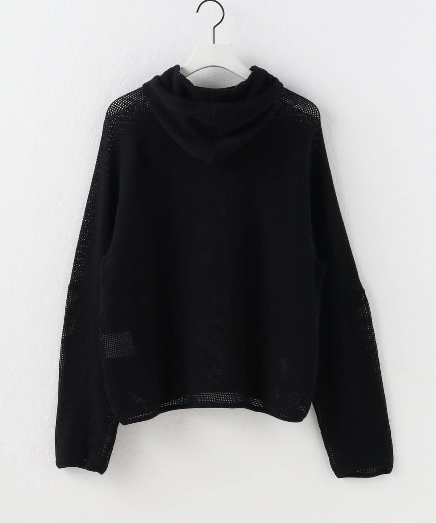 RADIATE 黒 メッシュ パーカー YAMADAYA メッシュ編みノースリーブパーカー - RADIATE - RADIATE