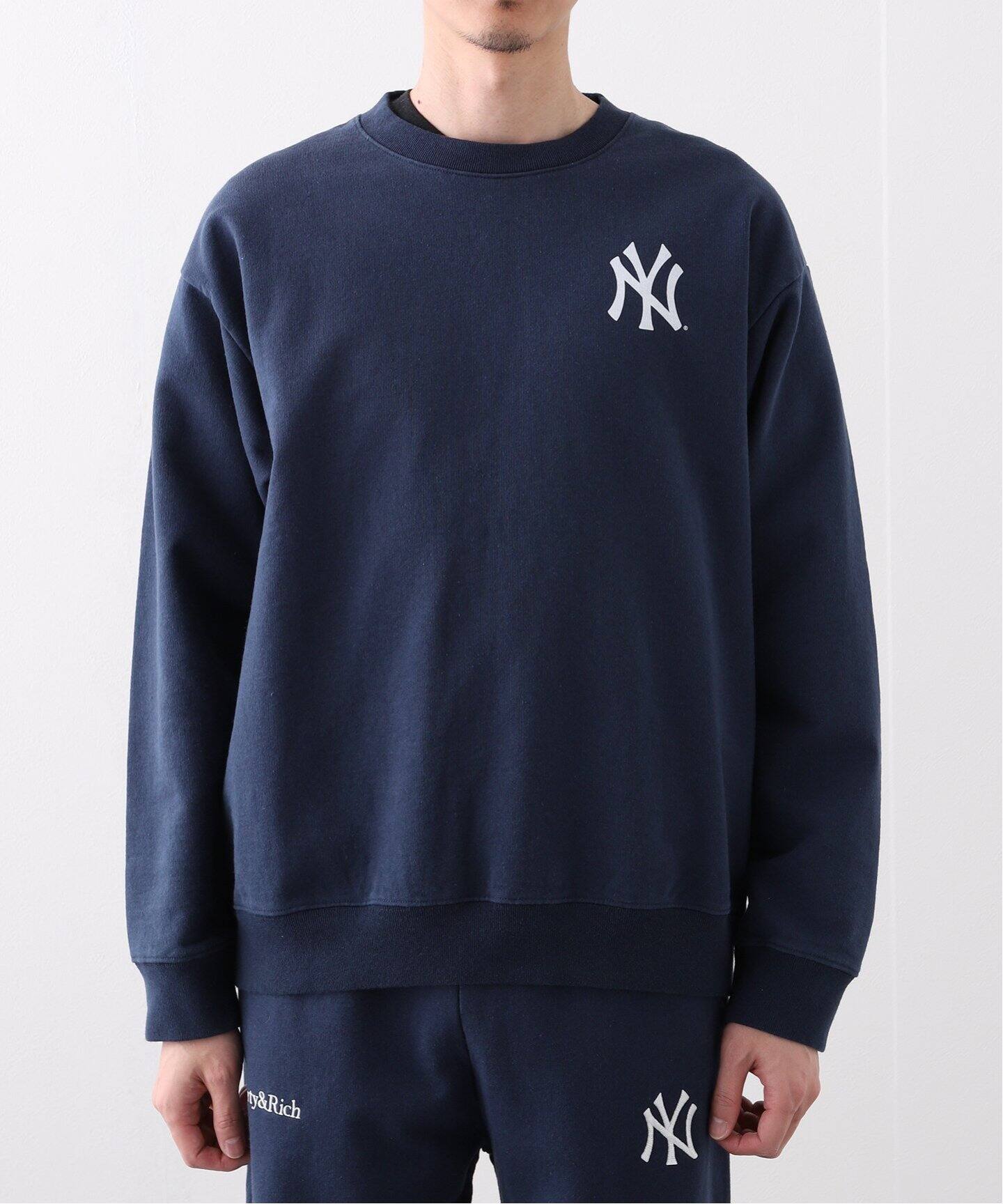 SPORTY&RICH / スポーティアンドリッチ】YANKEES SERIF CREWNECK 