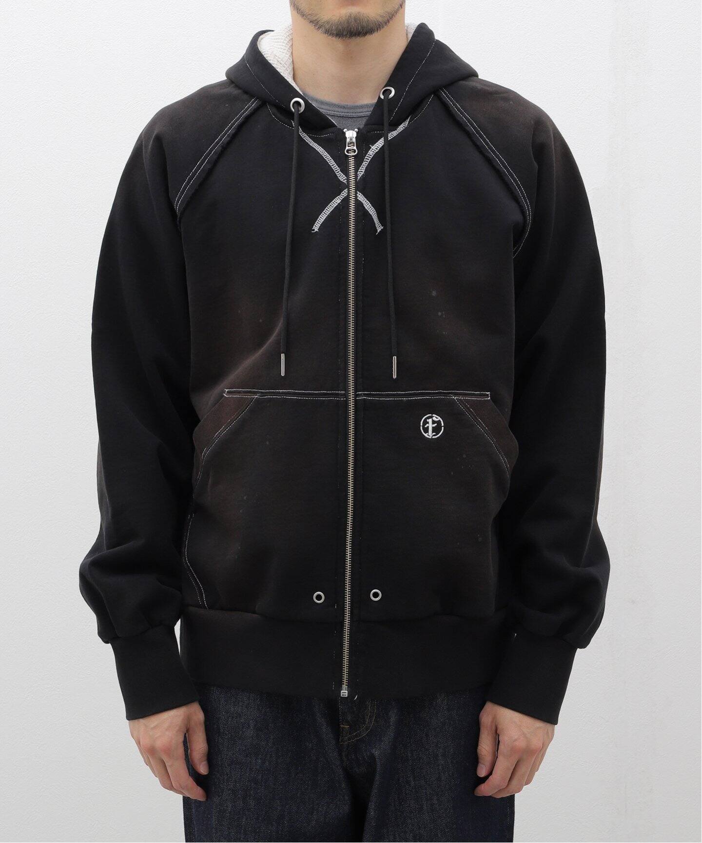FAF (FAKE AS FLOWERS) / フェイク アス フラワーズ】AGED ZIP UP 