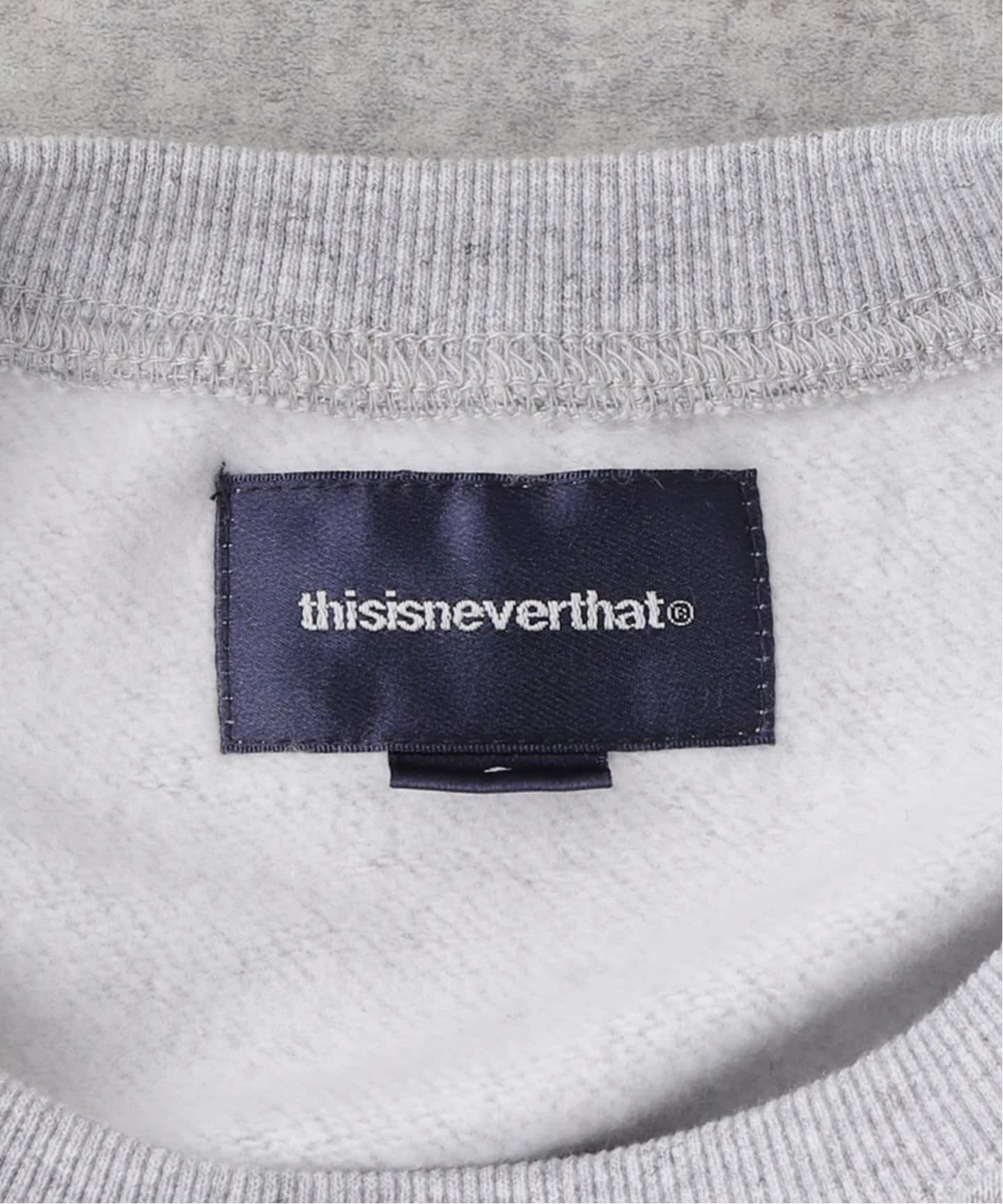 thisisneverthat / ディスイズネバーザット】T-LOGO CREWNECK
