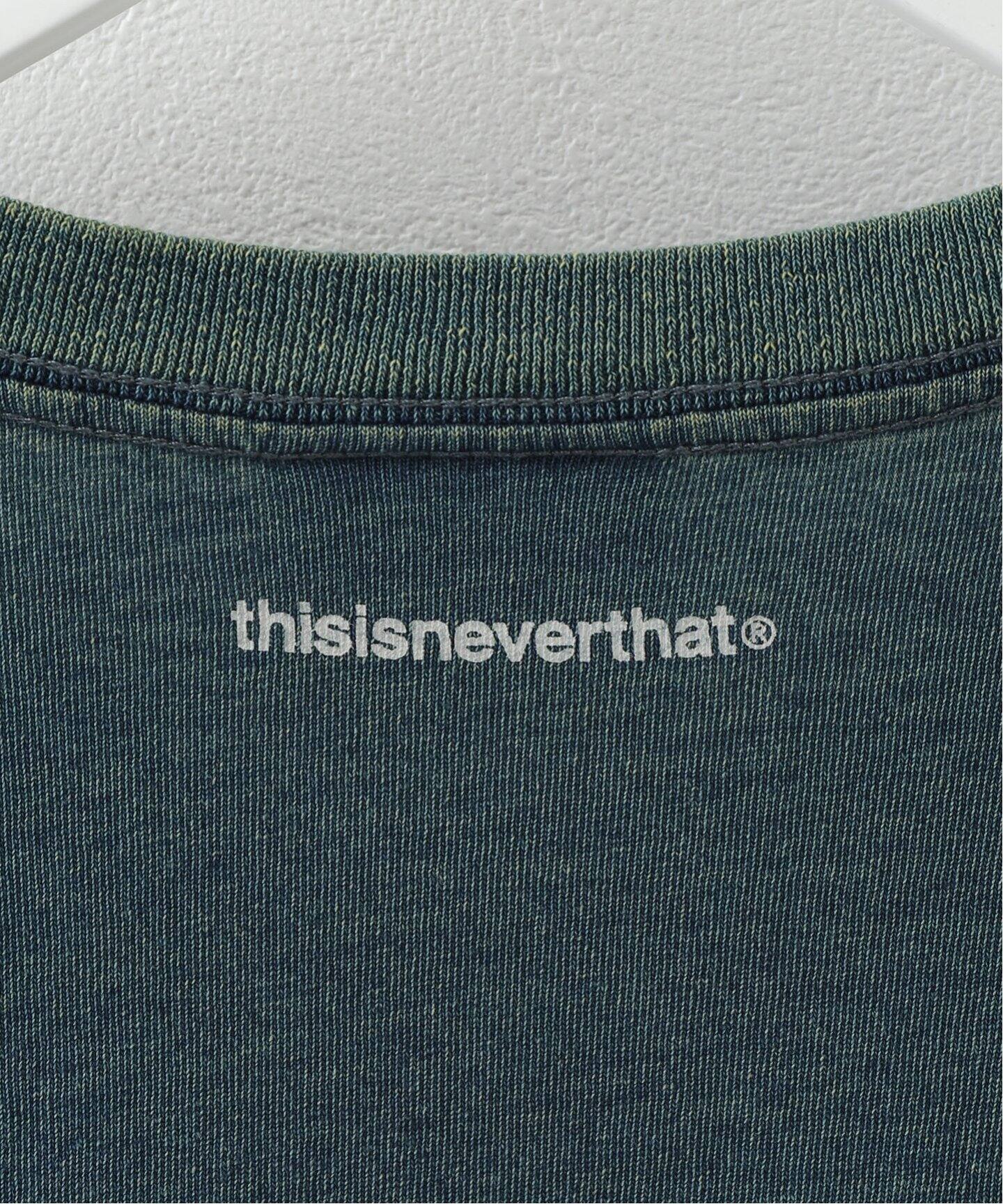 【THISISNEVERTHAT】ライオン 2010 クルーネックブルー thisisneverthat / ディスイズネバーザット】T-LOGO LS TEE(T