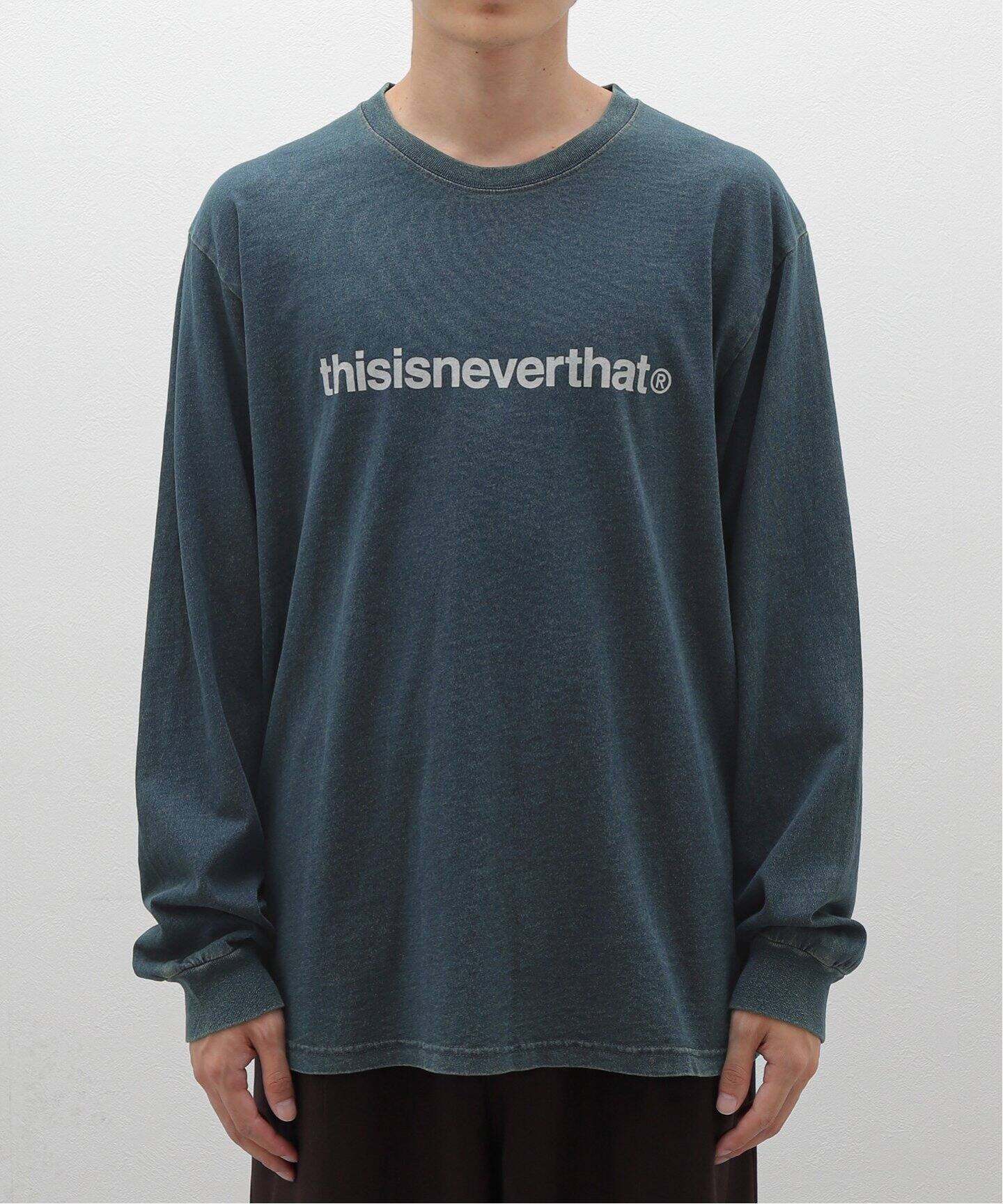 thisisneverthat ロンt 希少 M thisisneverthat / ディスイズネバーザット】T-LOGO LS TEE（Tシャツ