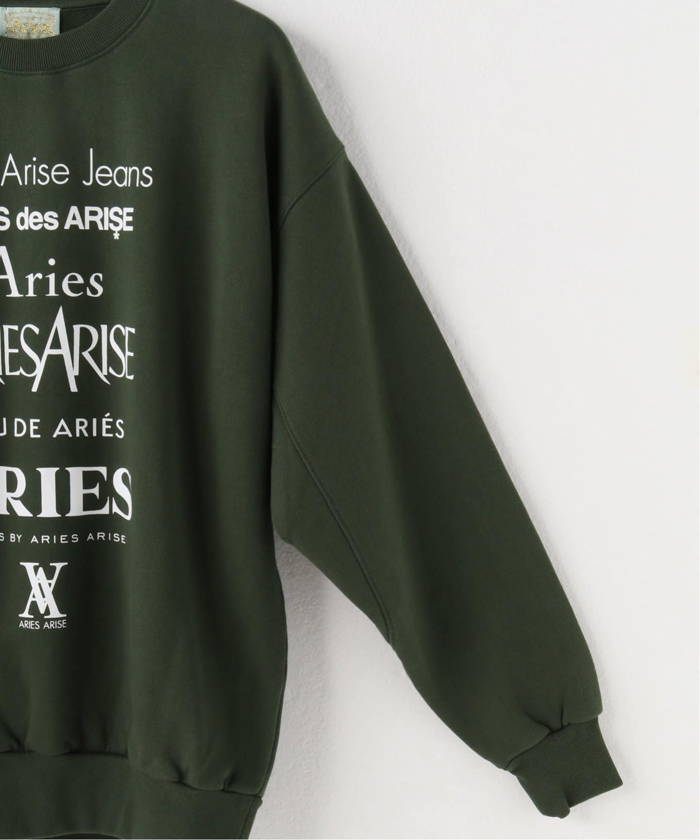 ARIES 売れ筋商品|||アリーズ パーカー・スウェットシャツ アウター レディース Sweatshirts Green ARIES / アリーズ】PERFUME SWEAT（スウェット）｜PULP（パルプ