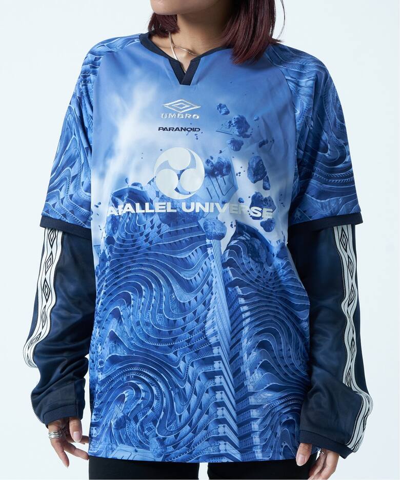 UMBRO / アンブロ × PARANOID / パラノイド】OVERLAP L/S GAME SHIRT 
