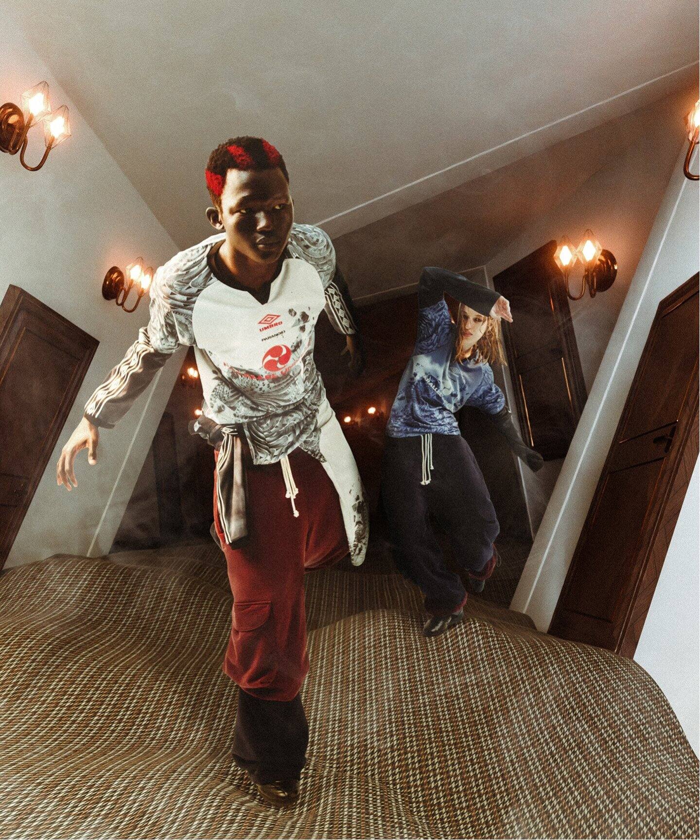 UMBRO / アンブロ × PARANOID / パラノイド】OVERLAP L/S GAME SHIRT