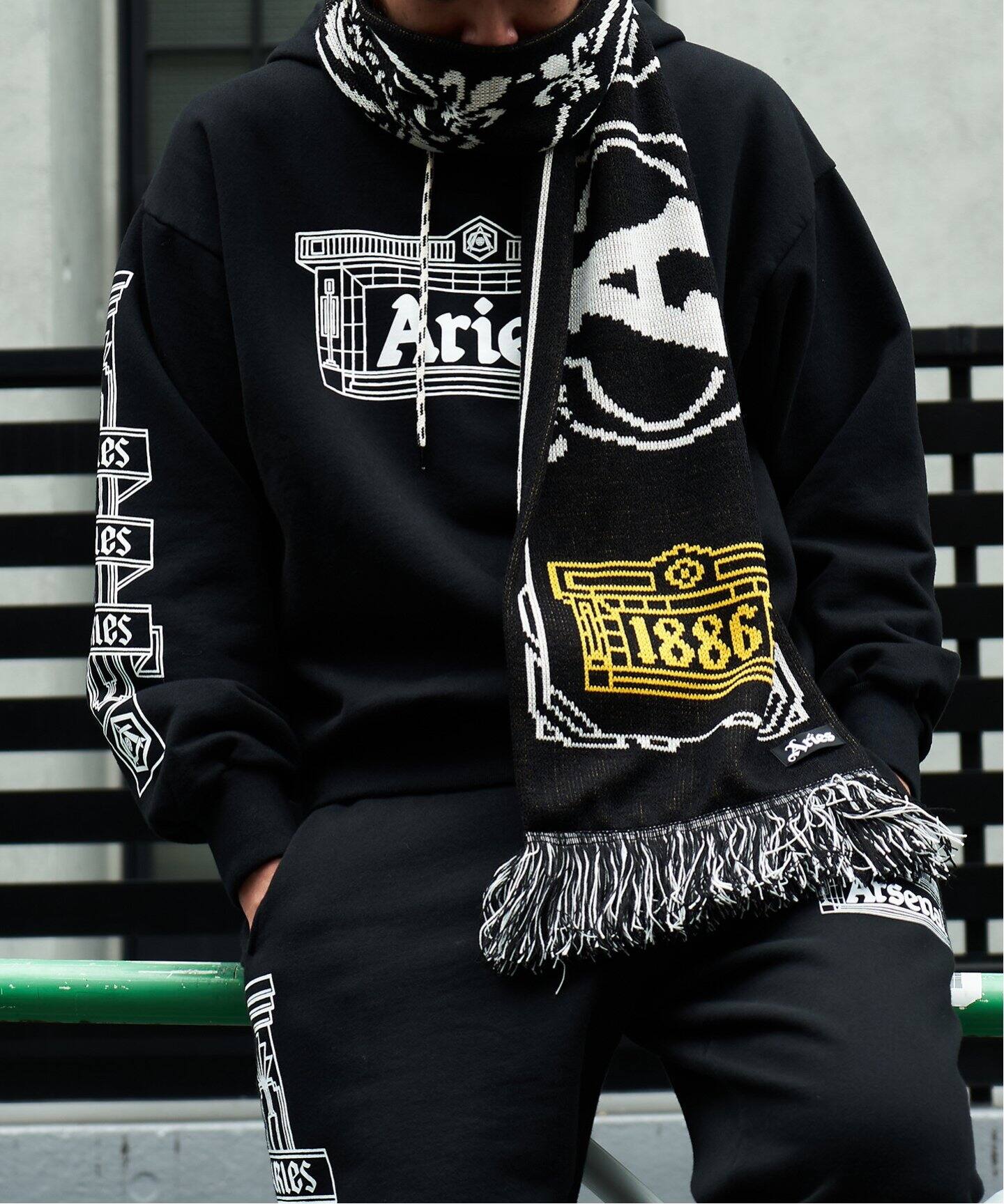 ARIES × ARSENAL】COLUMN HOODIE（パーカー）｜PULP（パルプ）の通販 