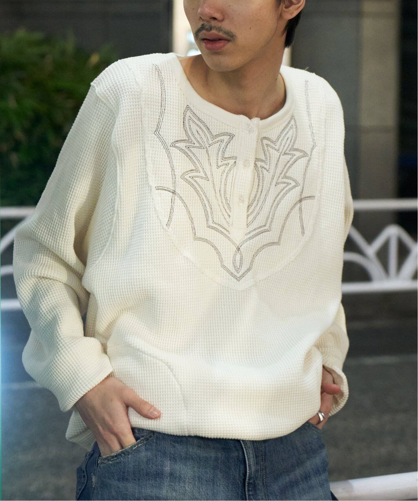 FAF / フェイク アス フラワーズ × Rafu / ラフ】サーマル ロンT（T 
