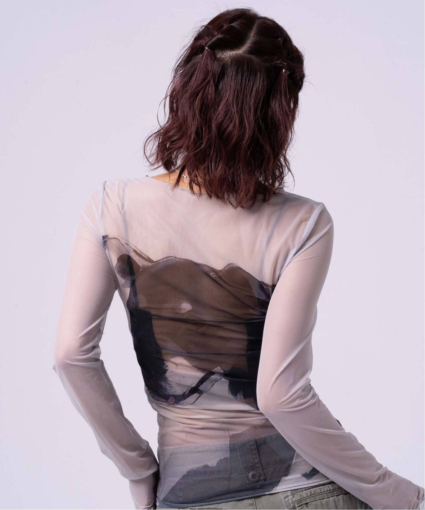 skins company シースルートップス skins company スキンズカンパニーシースルートップス - メルカリ
