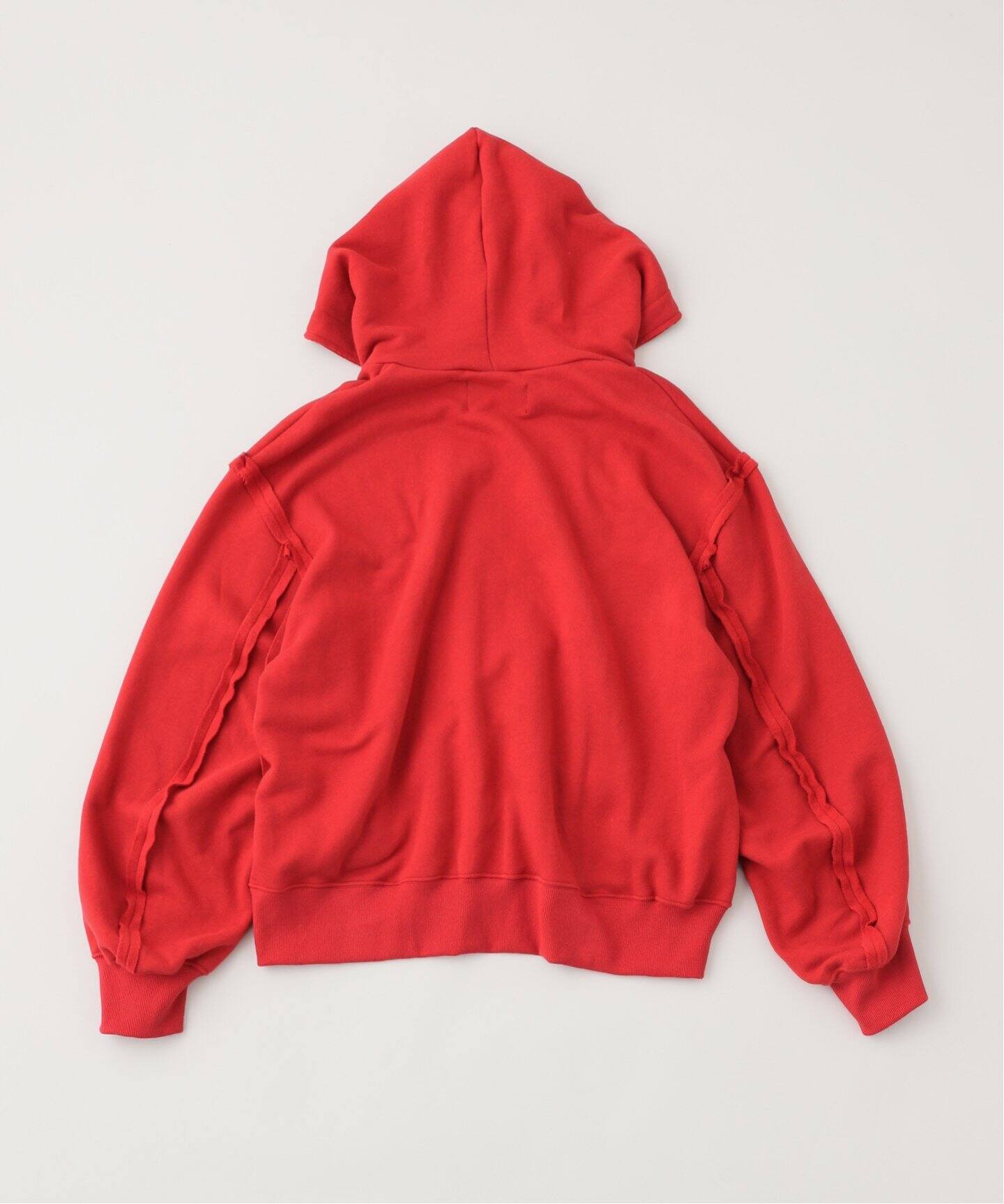 YUKI HASHIMOTO / ユウキハシモト】RAW EDGE CROPED HOODIE（パーカー 