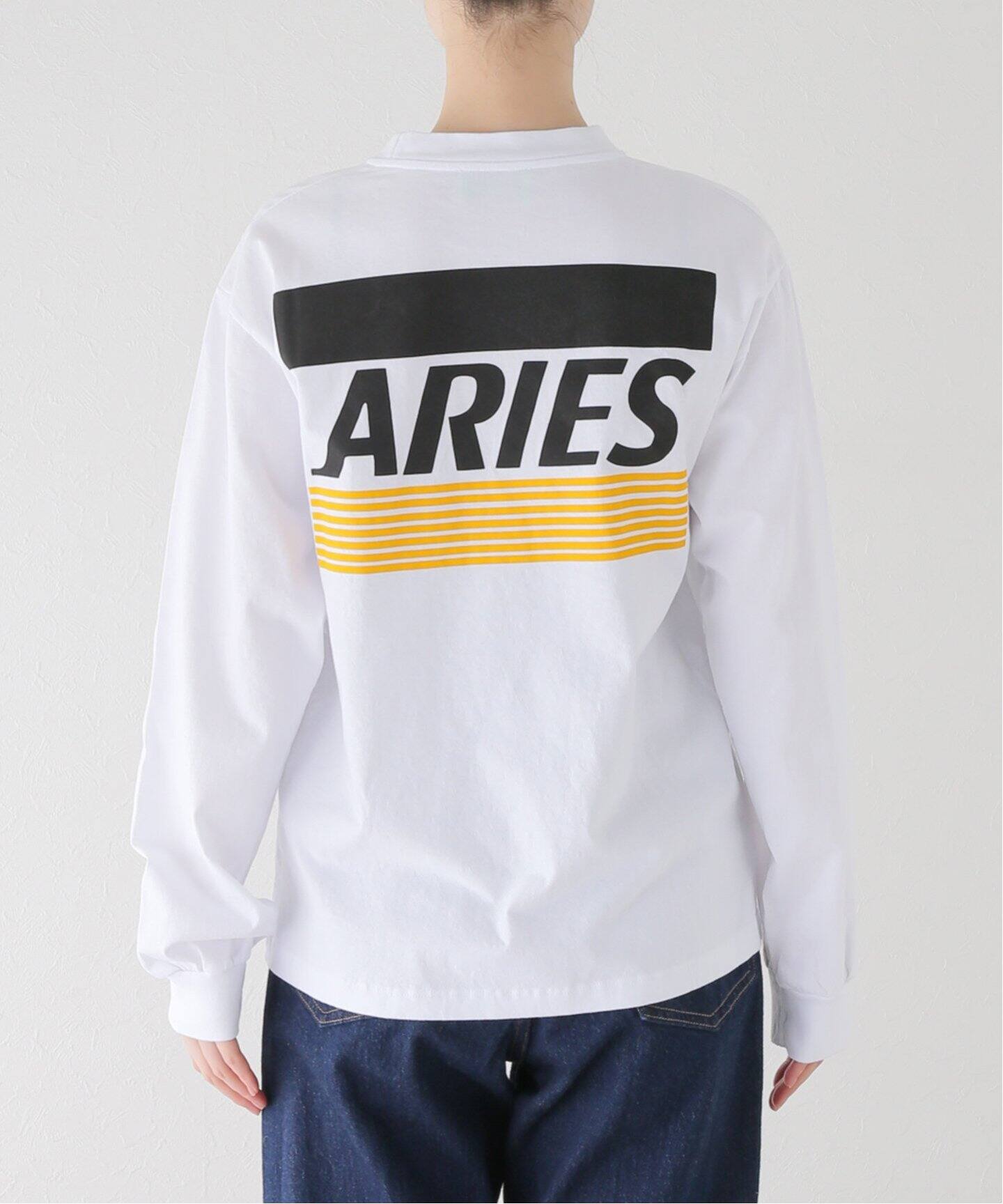 ARIES/アリーズ Credit Card LS Tee Credit Card LS Tee White – Aries