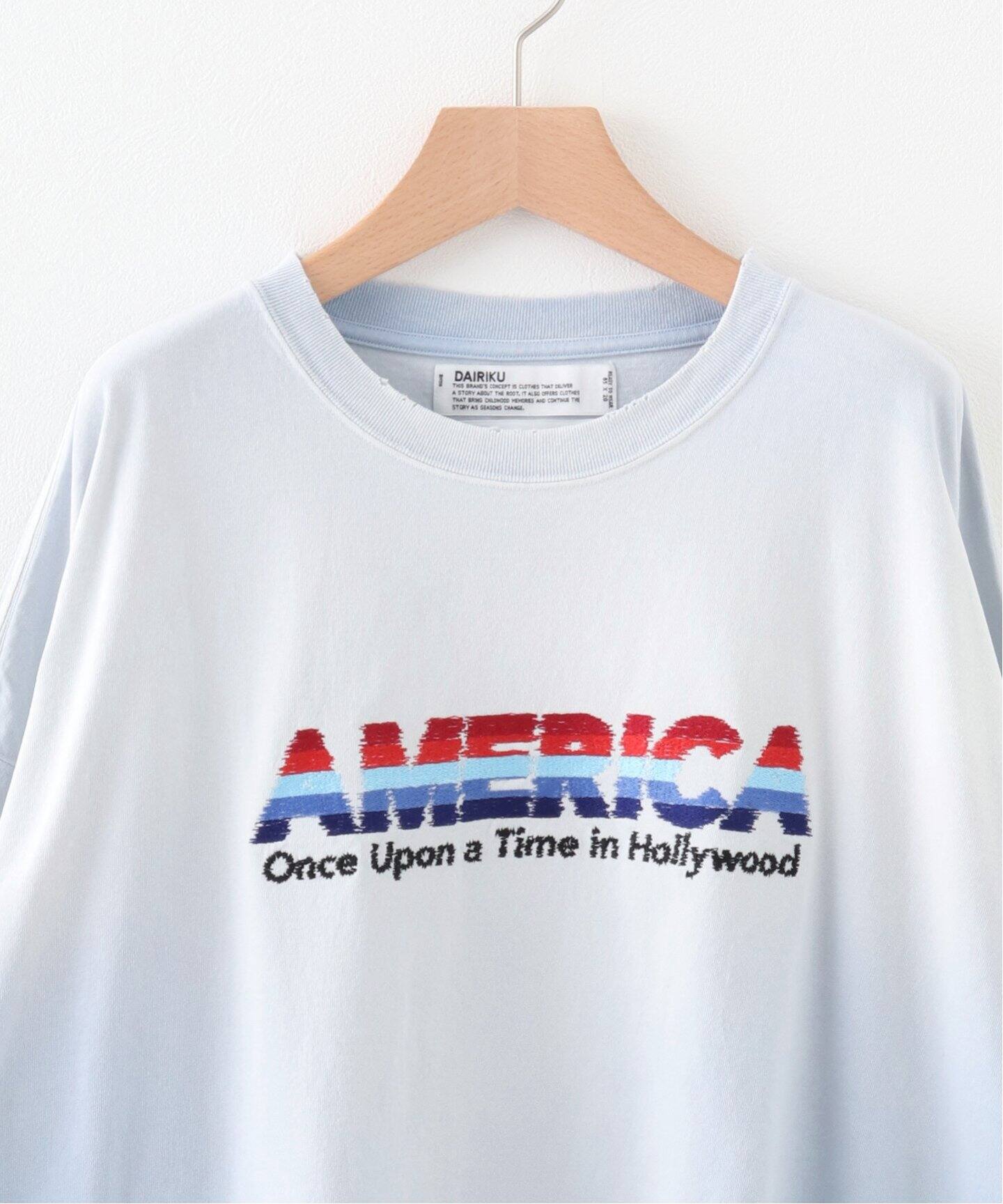DAIRIKU / ダイリク】AMERICA Vintage Sunburn Tee（Tシャツ 