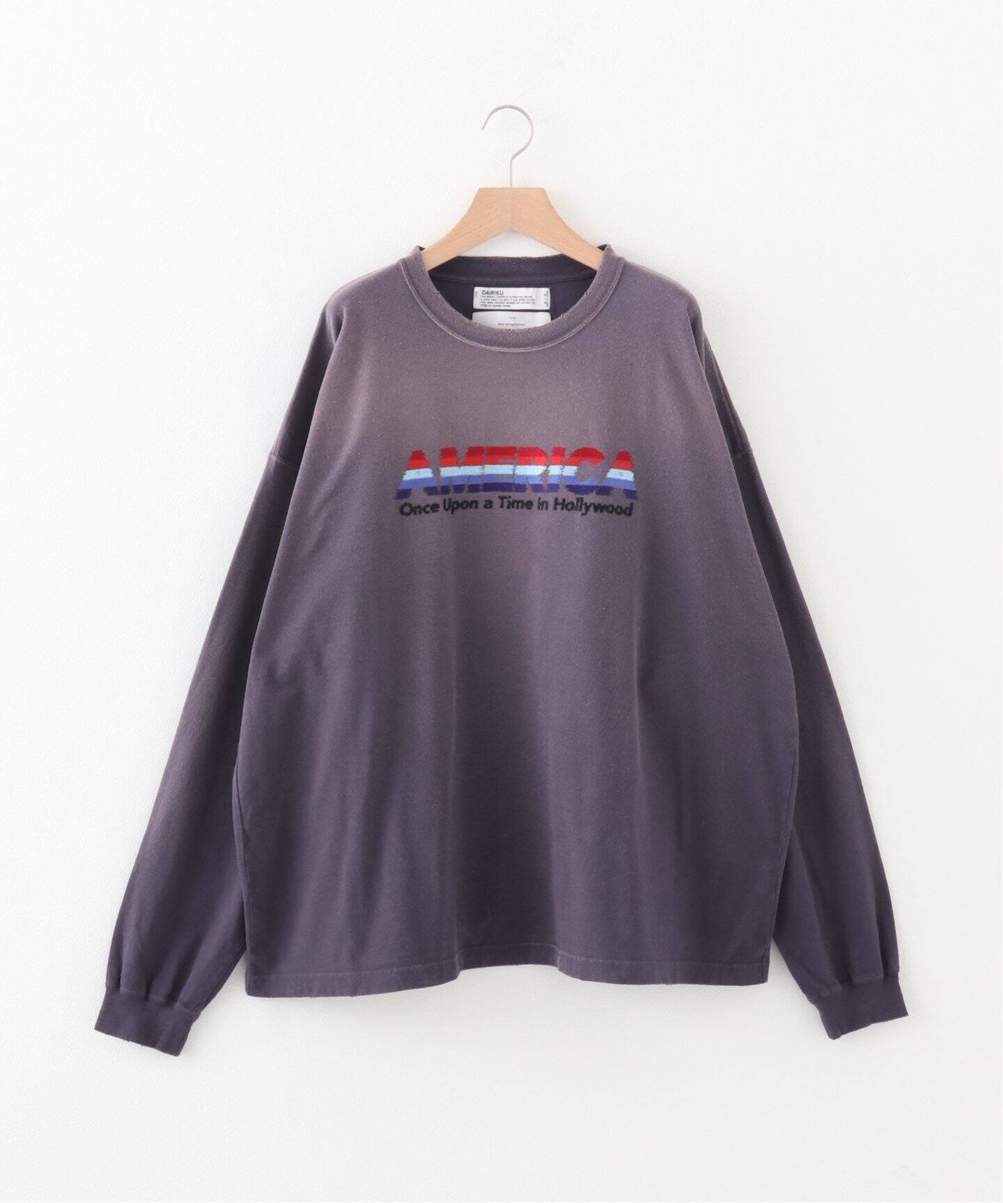 DAIRIKU / ダイリク】AMERICA Vintage Sunburn Tee（Tシャツ 