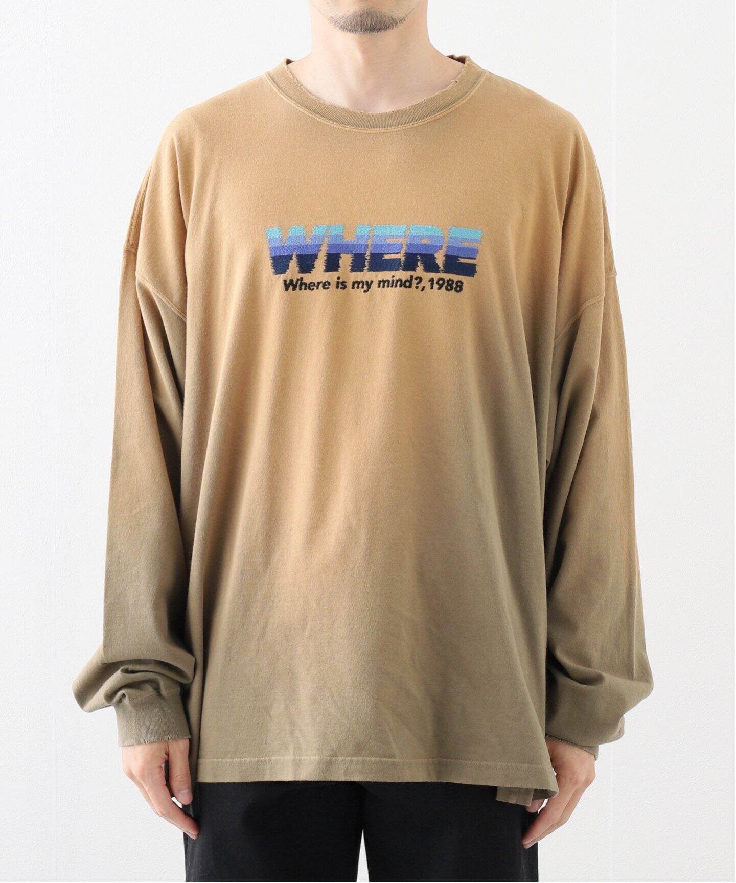 DAIRIKU / ダイリク】WHERE Vintage Theme Tee（Tシャツ／カットソー 