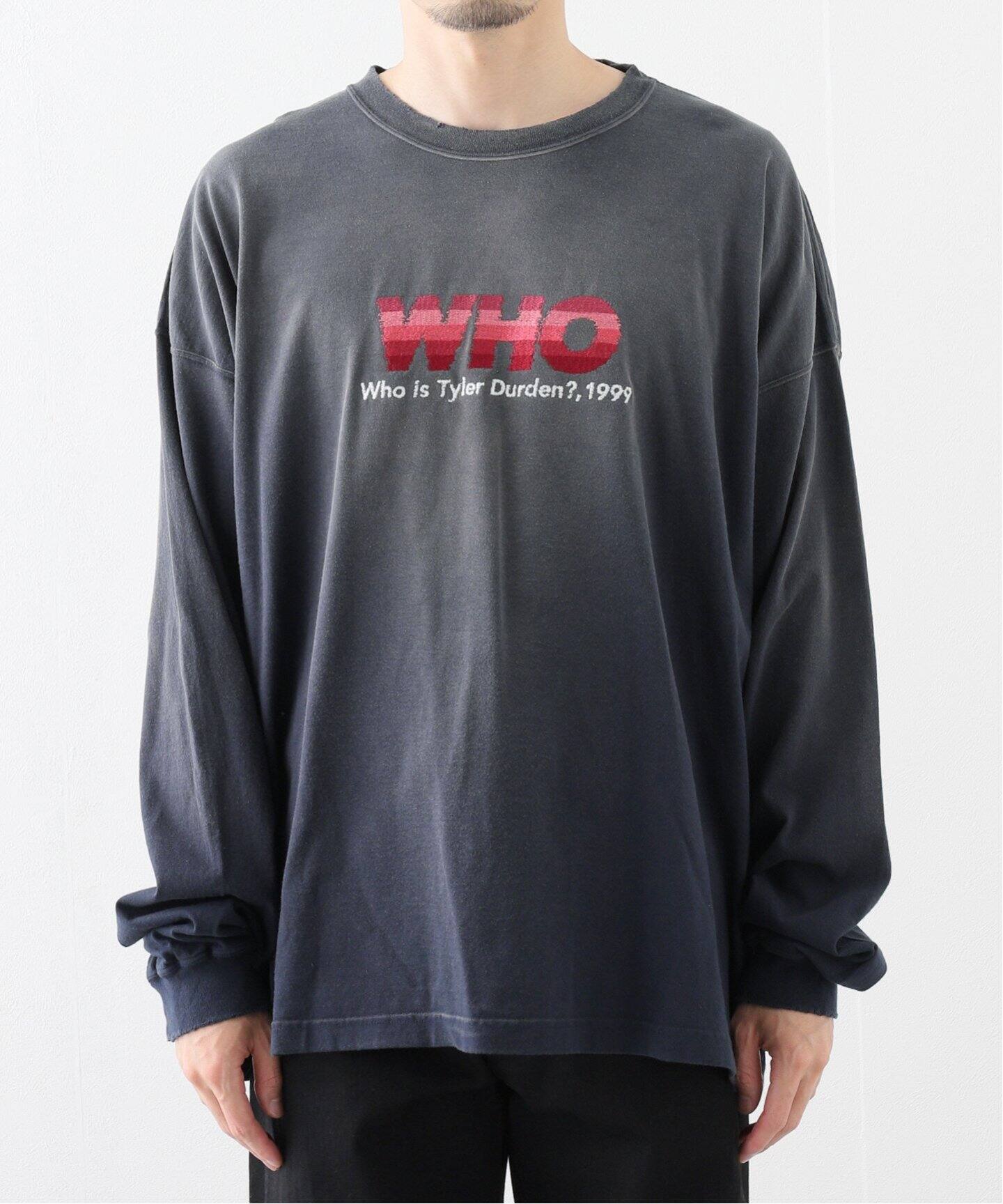 DAIRIKU / ダイリク】WHO Vintage Theme Tee（Tシャツ／カットソー 