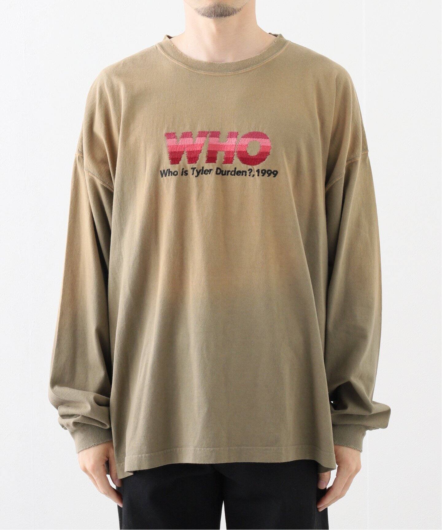 DAIRIKU / ダイリク】WHO Vintage Theme Tee（Tシャツ／カットソー 