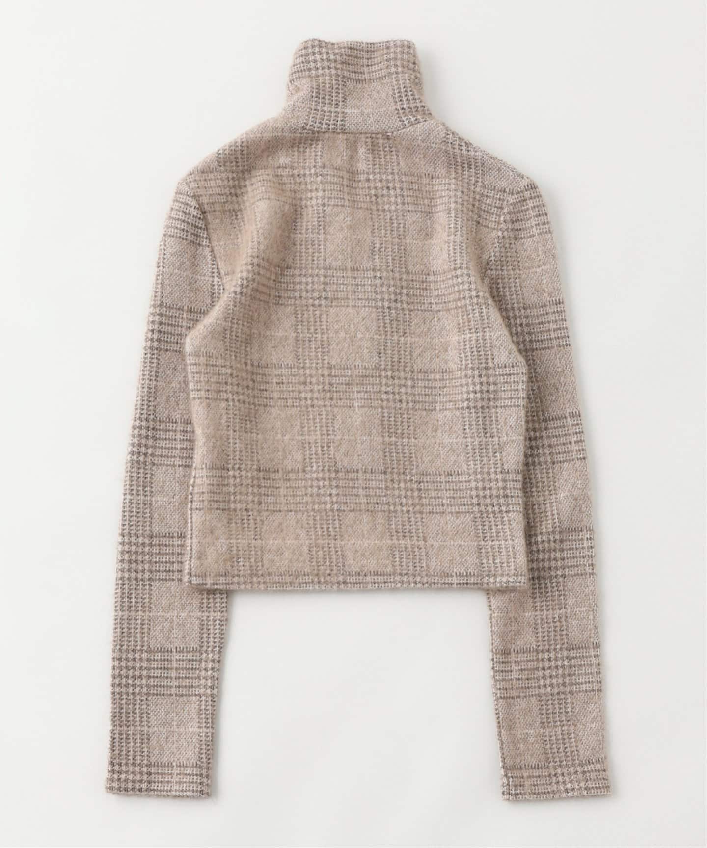 ひ*り様 OUR LEGACY SLIM ZIP LONGSLEEVE 32 Our Legacy - Slim Zip Longsleeve Indulgent Choco Cable Jacquard