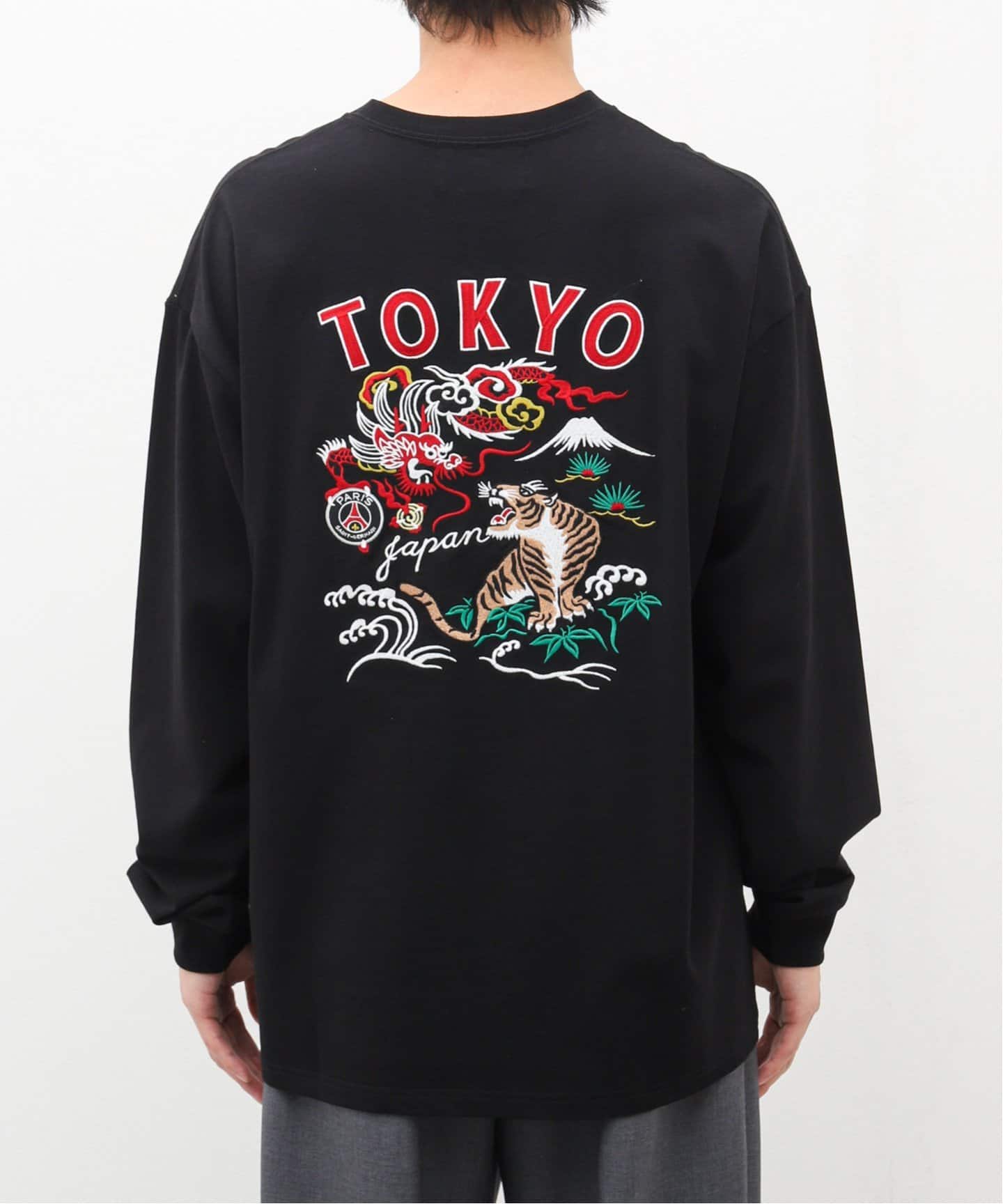 パリサンジェルマン PSG ロックアップ Tシャツ 長袖 4990358 tシャツ PSG-EMBROIDERY ＆ PRINT L/S TEE メンズ レディース