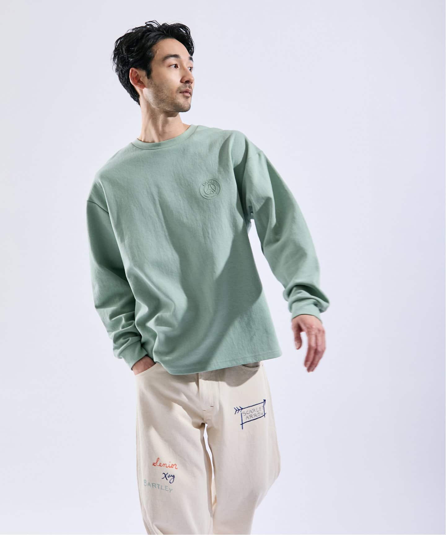 ☆25SS☆RECTO ロゴ ロングスリーブ トップ/RECTO☆ ロゴ ロング スリーブ Tシャツ
