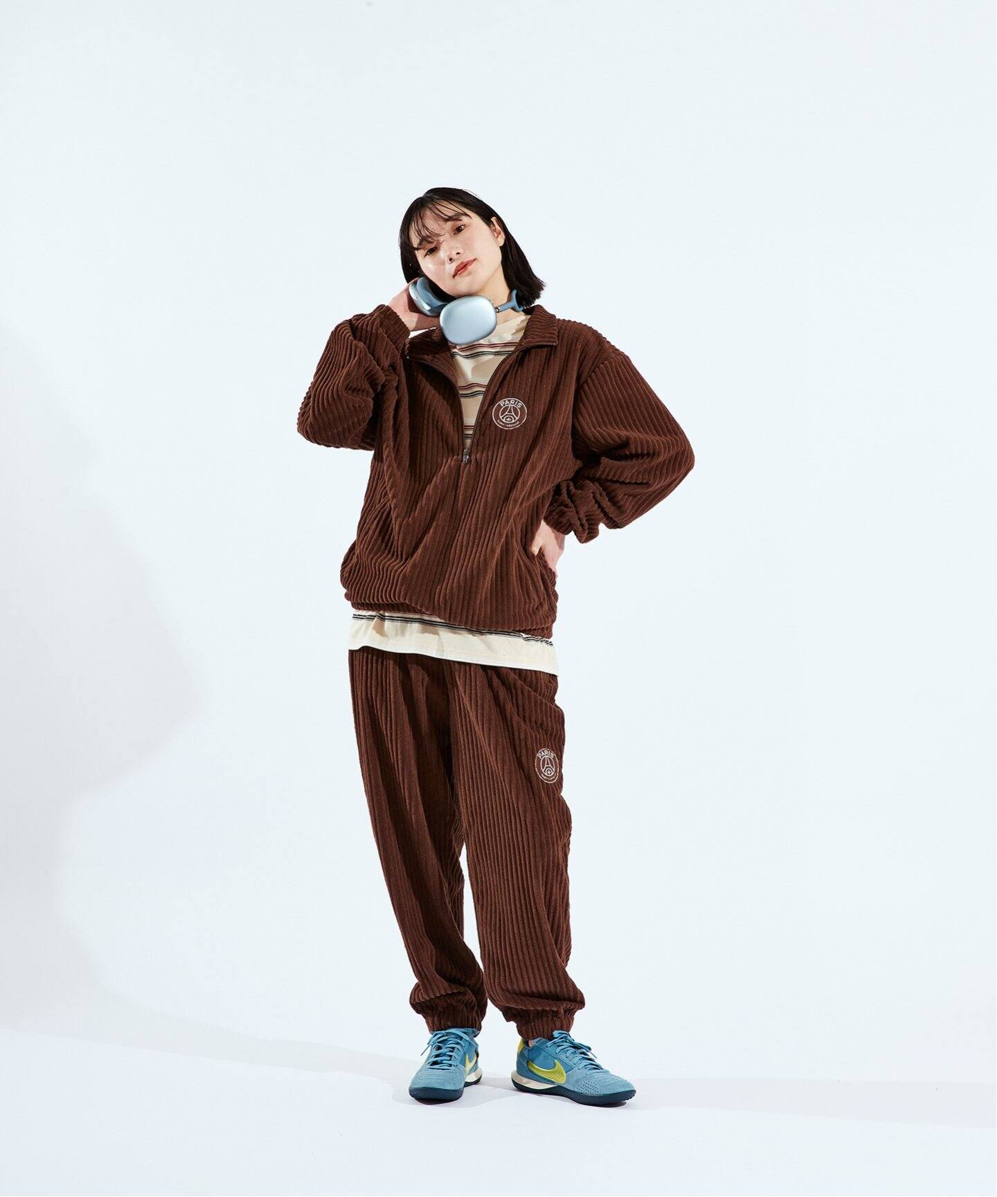 Paris Saint-Germain / パリ・サン＝ジェルマン】JP HALF ZIP FLEECE