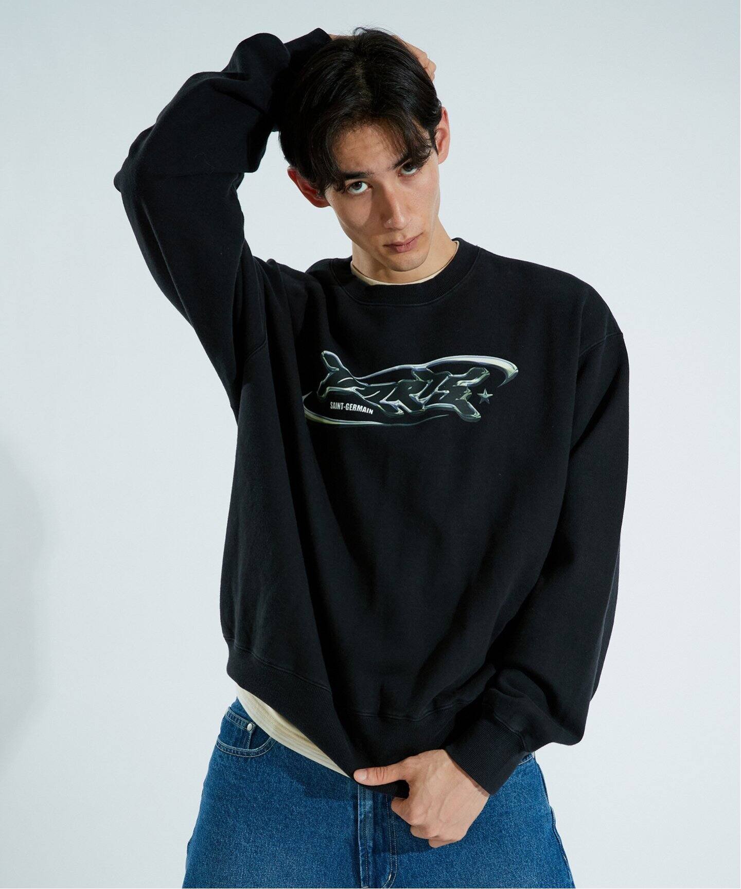 Paris Saint-Germain / パリ・サン＝ジェルマン】 Y2K PARIS LOGO CREW
