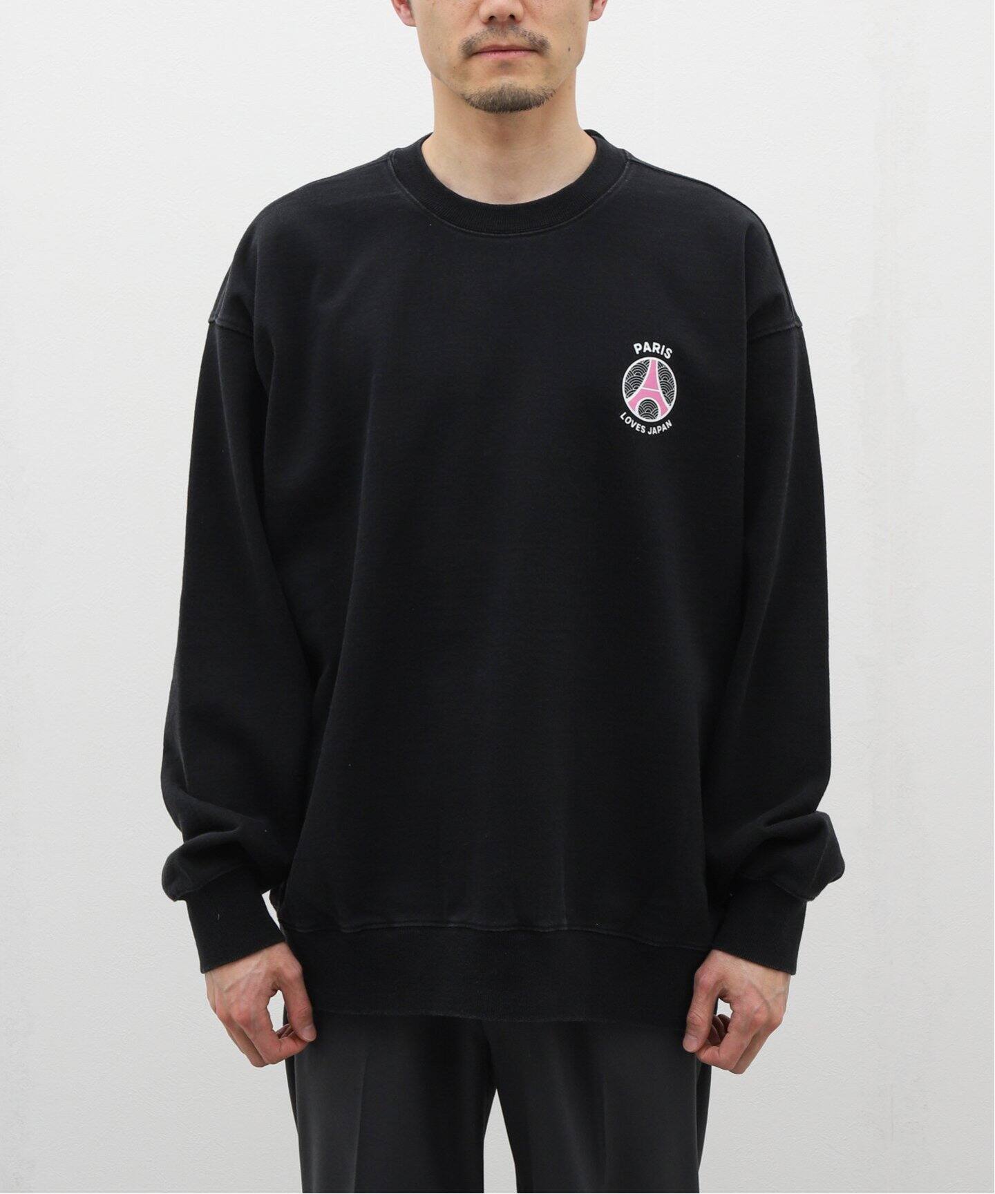 Poggy × Paris Saint-Germain】PSG PLJ PARIS Crew neck sweatshirts 