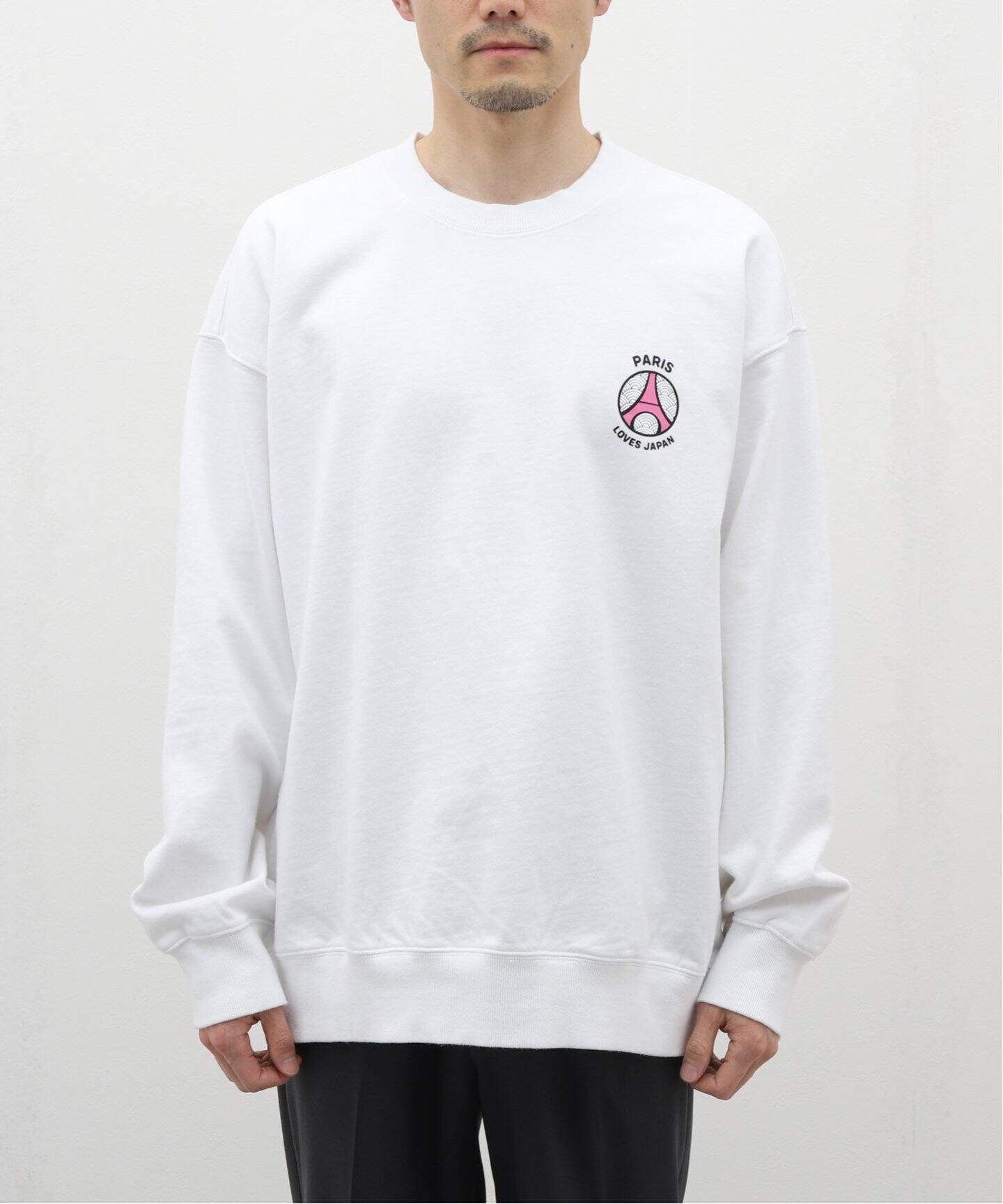 Poggy × Paris Saint-Germain】PSG PLJ PARIS Crew neck sweatshirts 