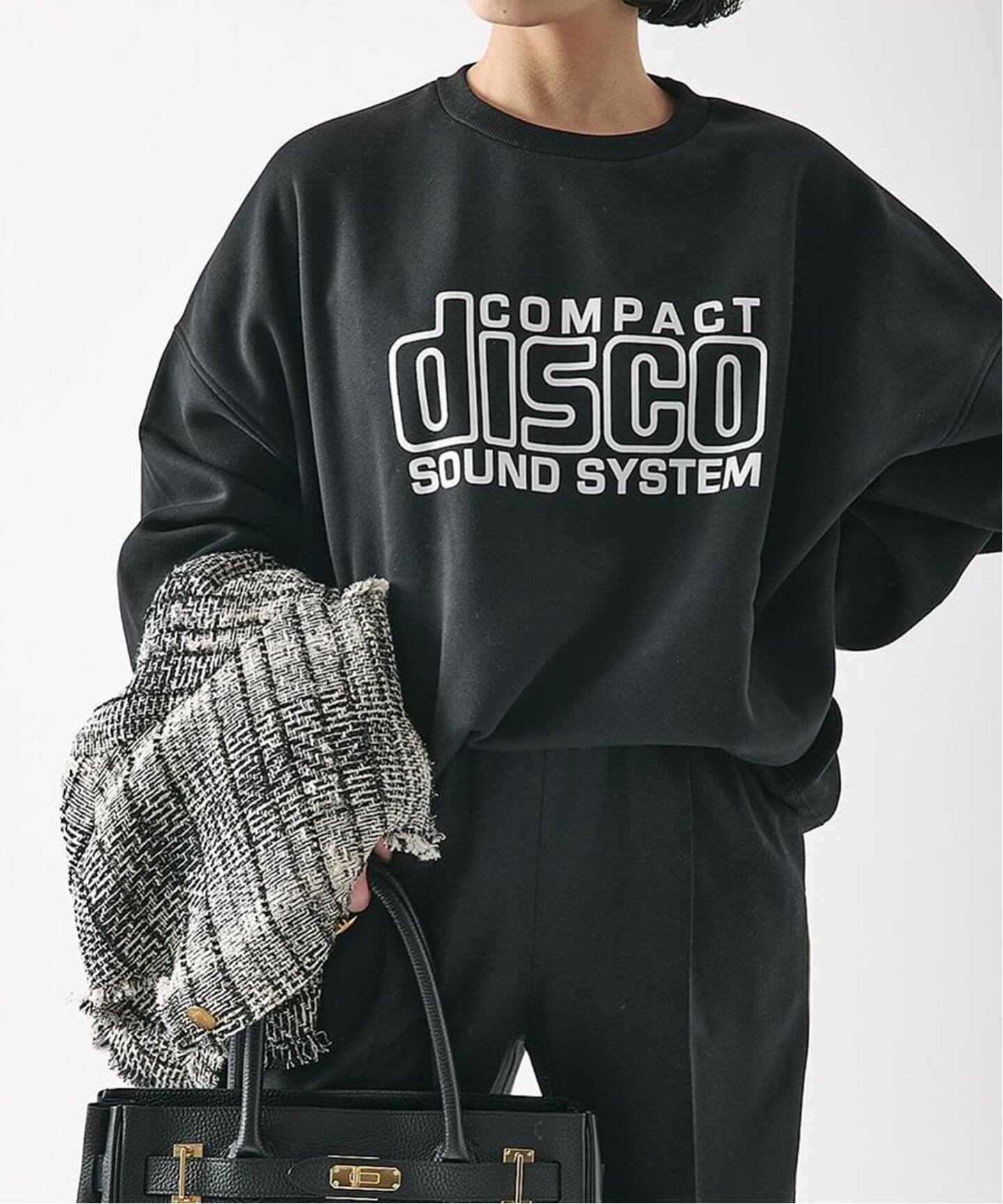 ISNESS MUSIC/イズネス ミュージック】C DISCO SWEATSHIRT：スウェット 