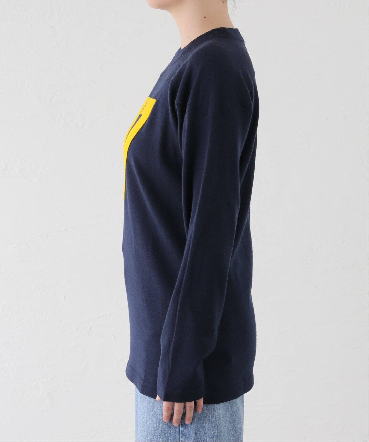 INSCRIRE /アンスクリア】Football Tee：カットソー（Tシャツ 