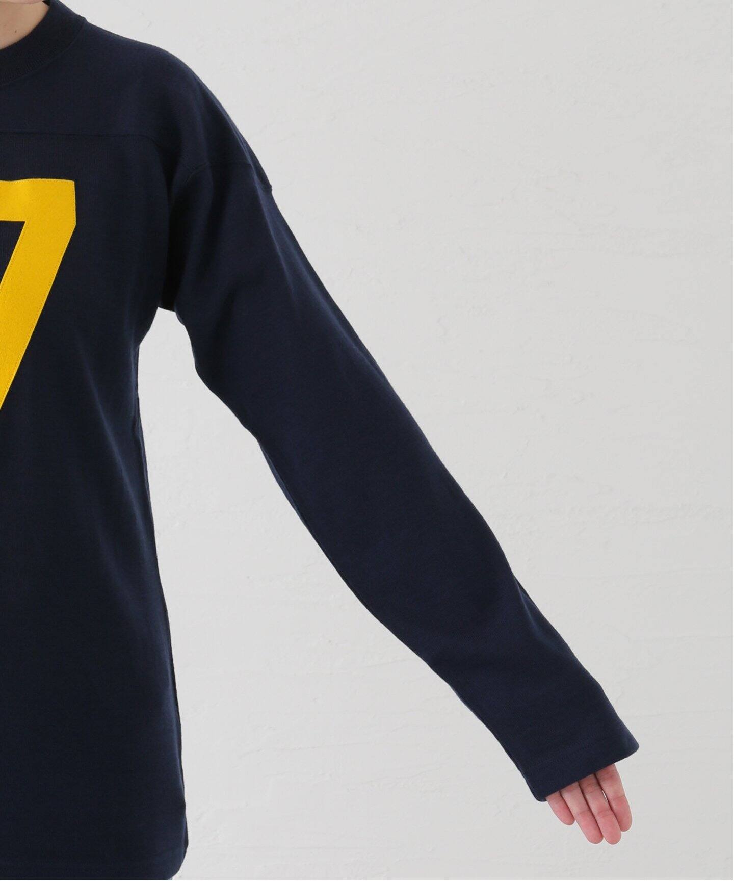 INSCRIRE /アンスクリア】Football Tee：カットソー（Tシャツ 