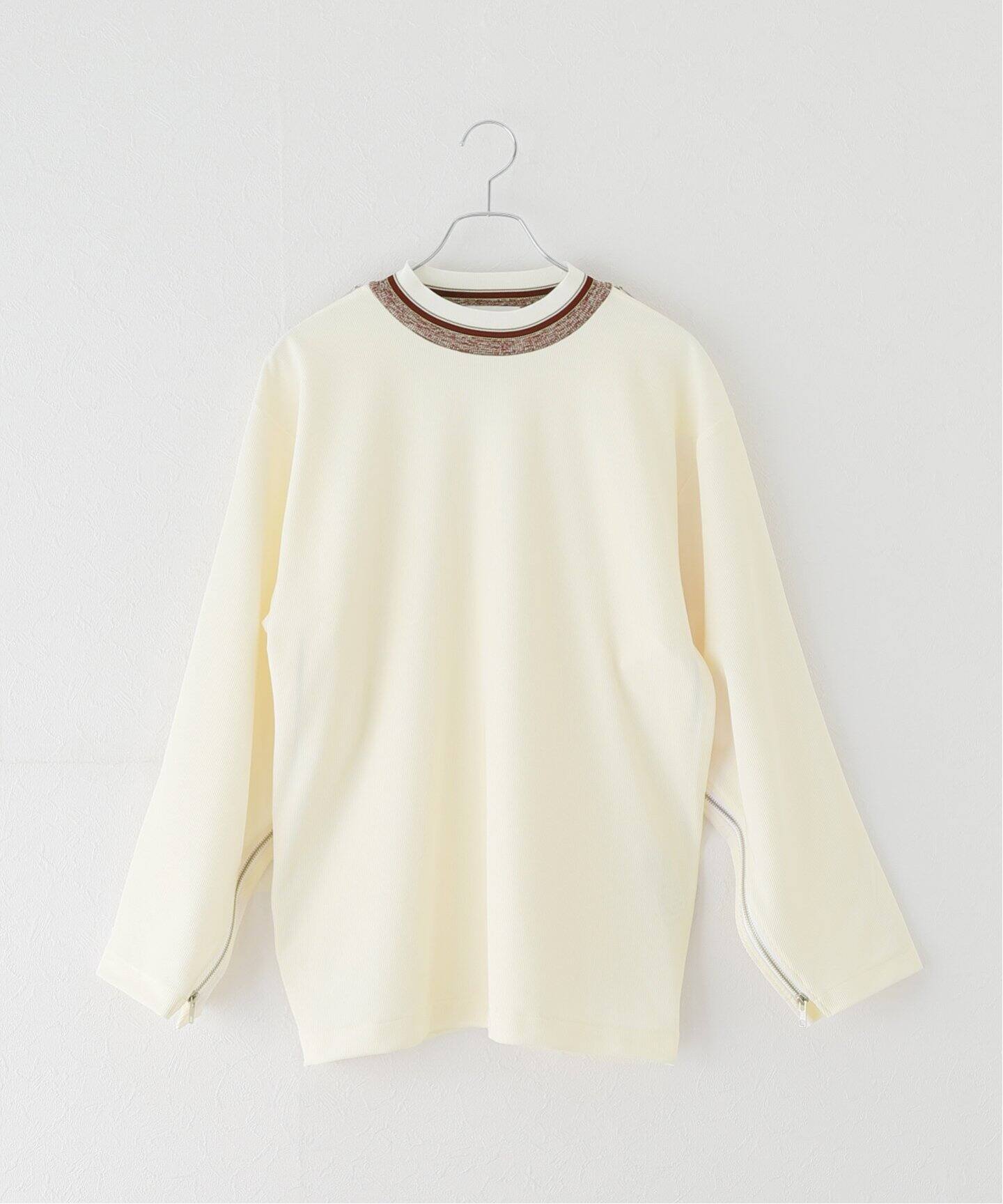 TOGA PULLA/トーガプルラ】Code pique jersey top：カットソー（T 